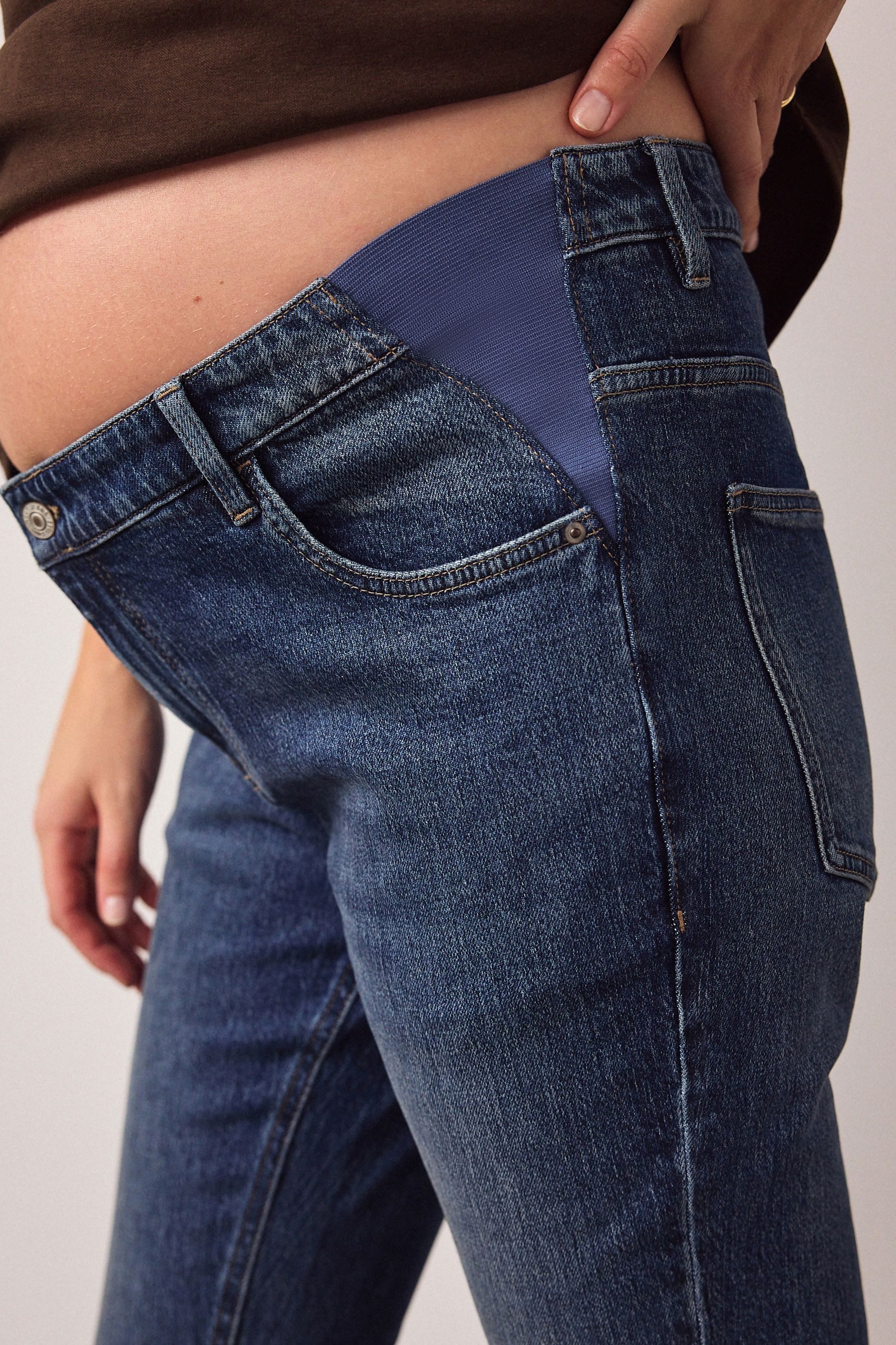 Next Schlagjeans Denim-Jeans mit Schlag, Umstandsmode (1-tlg)