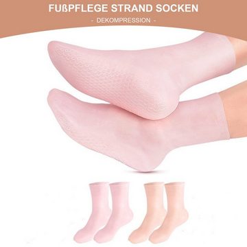 Daisred Funktionssocken 2 Paar Feuchtigkeitsspendende Socken Weiche Gel-Socken