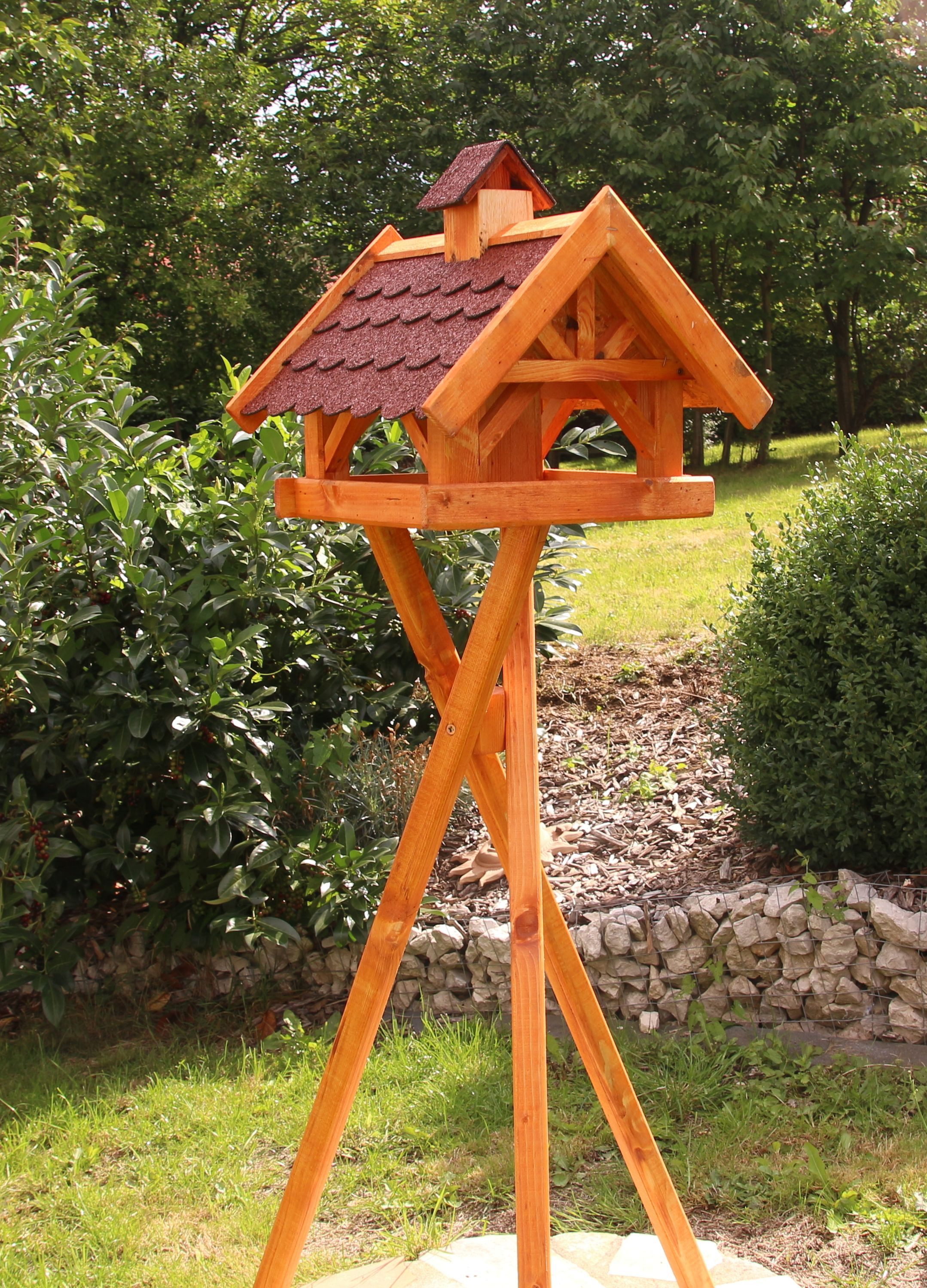 Holzdekoladen Vogelhaus XXL Vogelhaus behandelt 52x50cm Typ 34 wahlweise mi günstig online kaufen