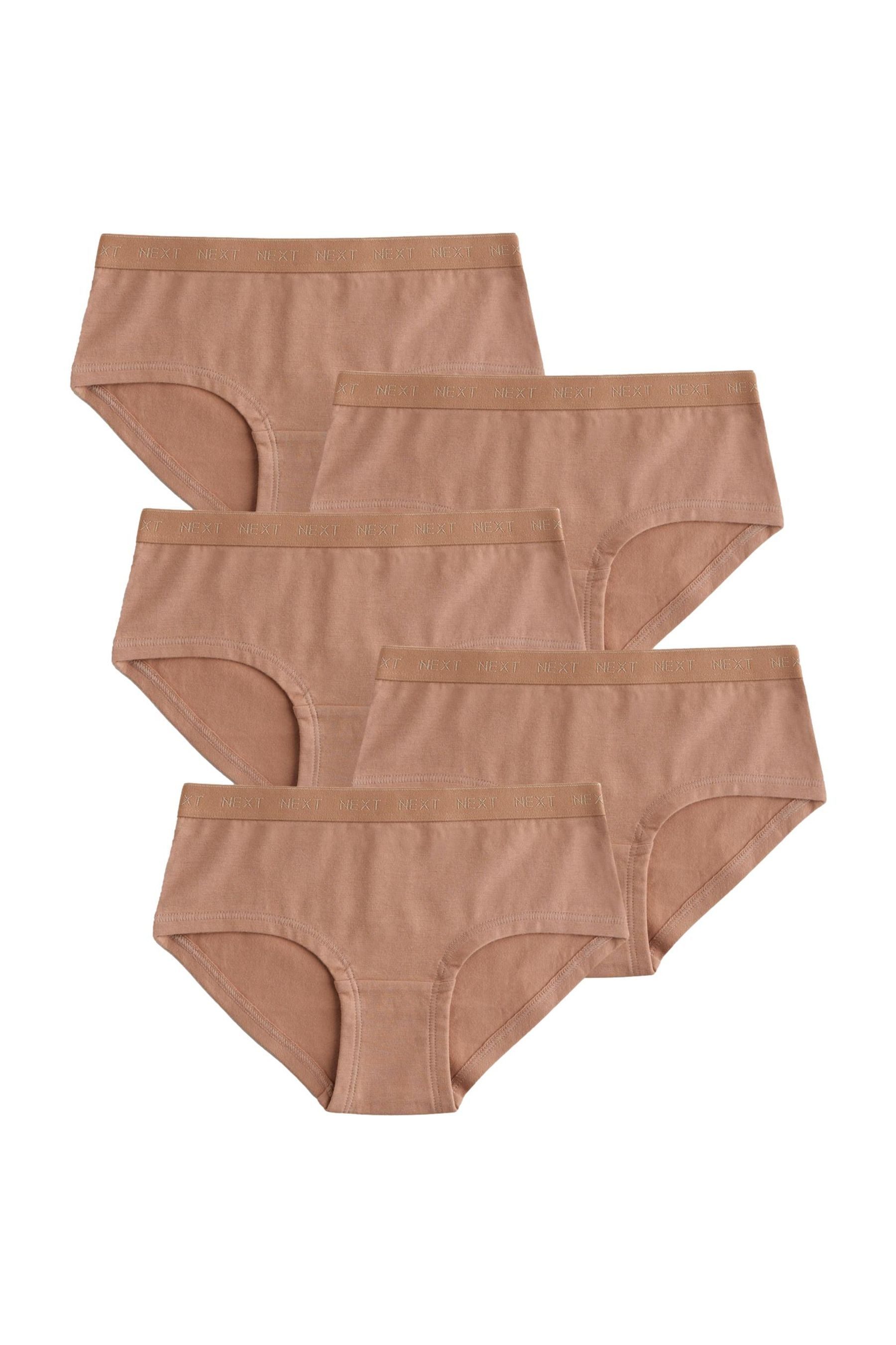 Hipster Hüftslips, 5er-Pack