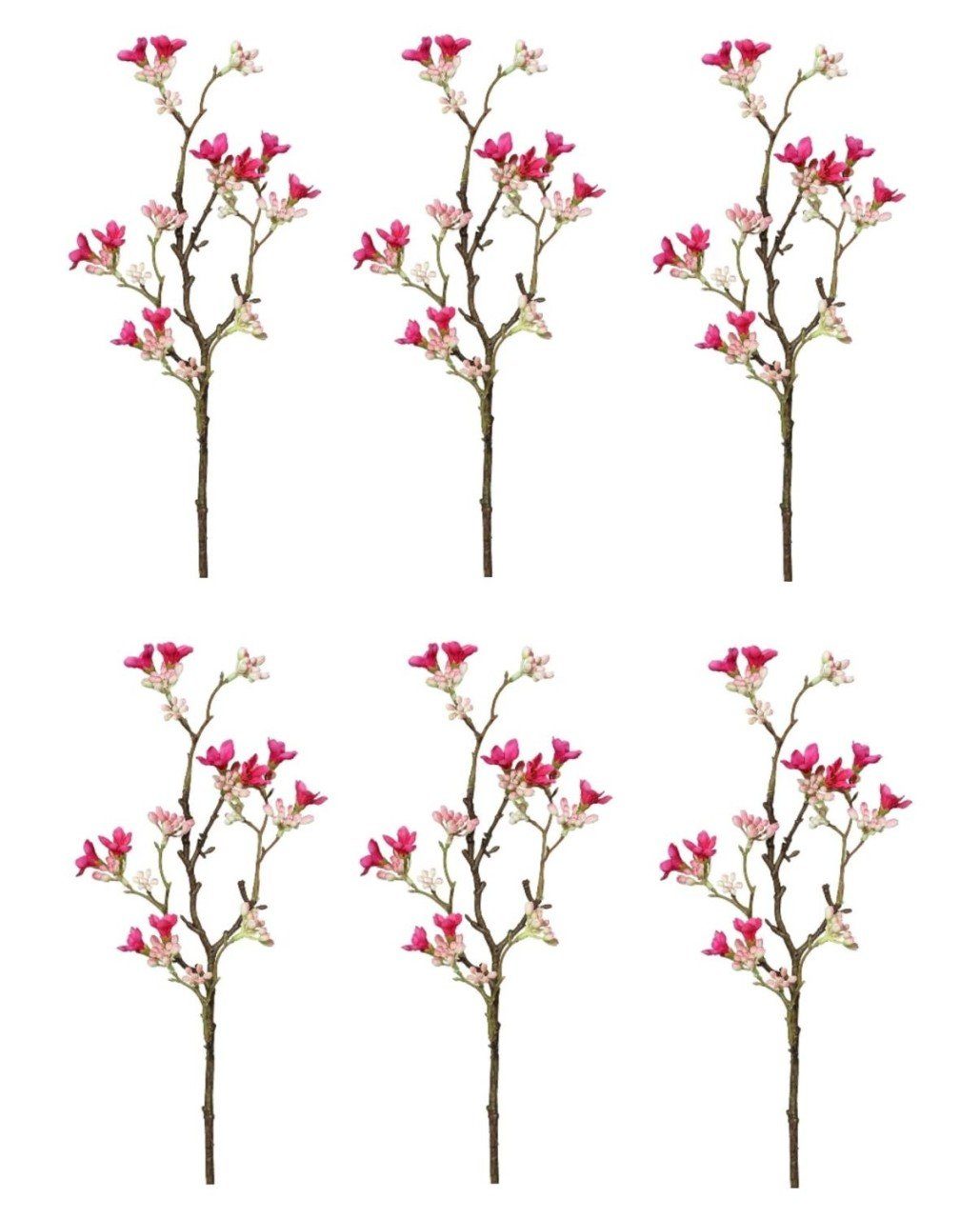 Gasper, cm, Kunstpflanze, Pink H:51cm Kunststoff Höhe 51