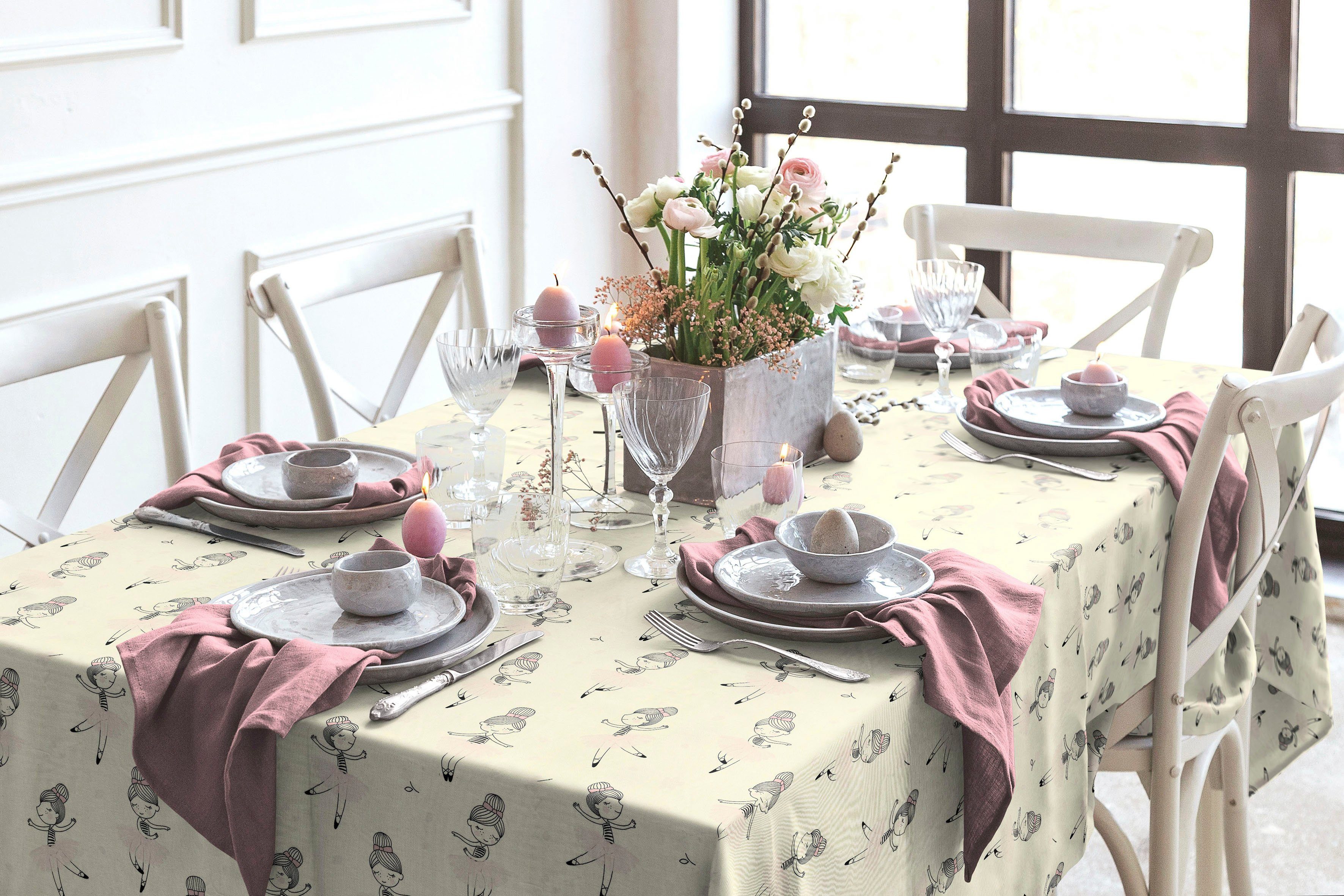 Adam Tischdecke Ballerina (1-tlg), GOTS organic, für Kinder