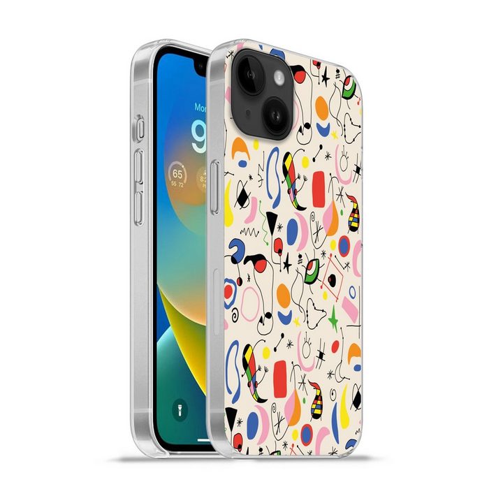 MuchoWow Handyhülle Muster - Abstrakt - Kunst Handyhülle Telefonhülle Apple iPhone 14 Plus