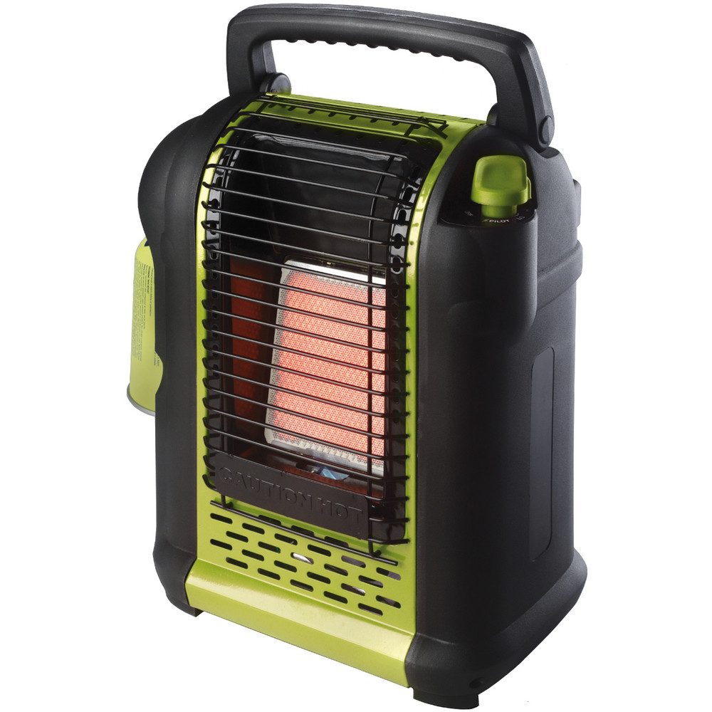 PrimeVal Heizgerät Gasheizstrahler Campingheizung, 2000.0 W, OXYSTOP-Technik, Piezozündung, Thermosicherung, klappbar