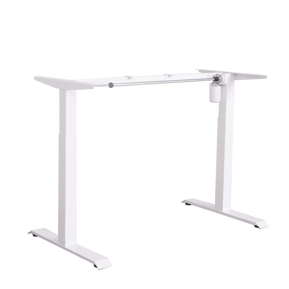 LMG Germany Schreibtisch Höhenverstellbares Tischgestell L:1005-1600mm, H:700-1170mm, 100 kg (1 Tischgestell), Ergonomisches Sitz-Steh-Tischgestell, leise, Anti-Kollision, 100 kg