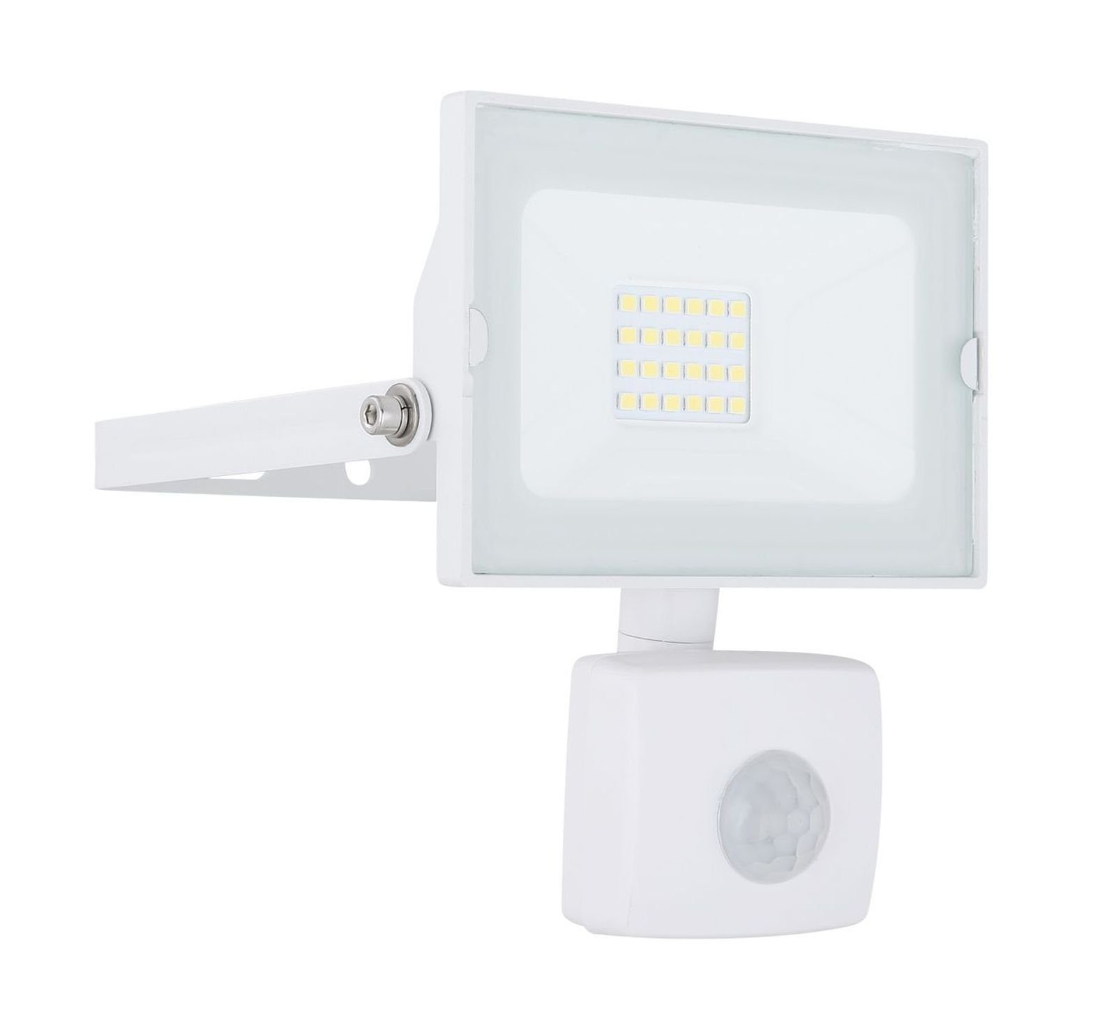 GLOBO LIGHTING Außen-Wandleuchte Wandleuchte außen LED Bewegungsmelder Außenwandleuchte Strahler, spritzwassergeschützt, Bewegungsmelder: 2-8 Meter / 110° Grad, Lebensdauer LED: 20000 h, schwenkbar, LED fest integriert, Kaltweiß, Außenwandlampe