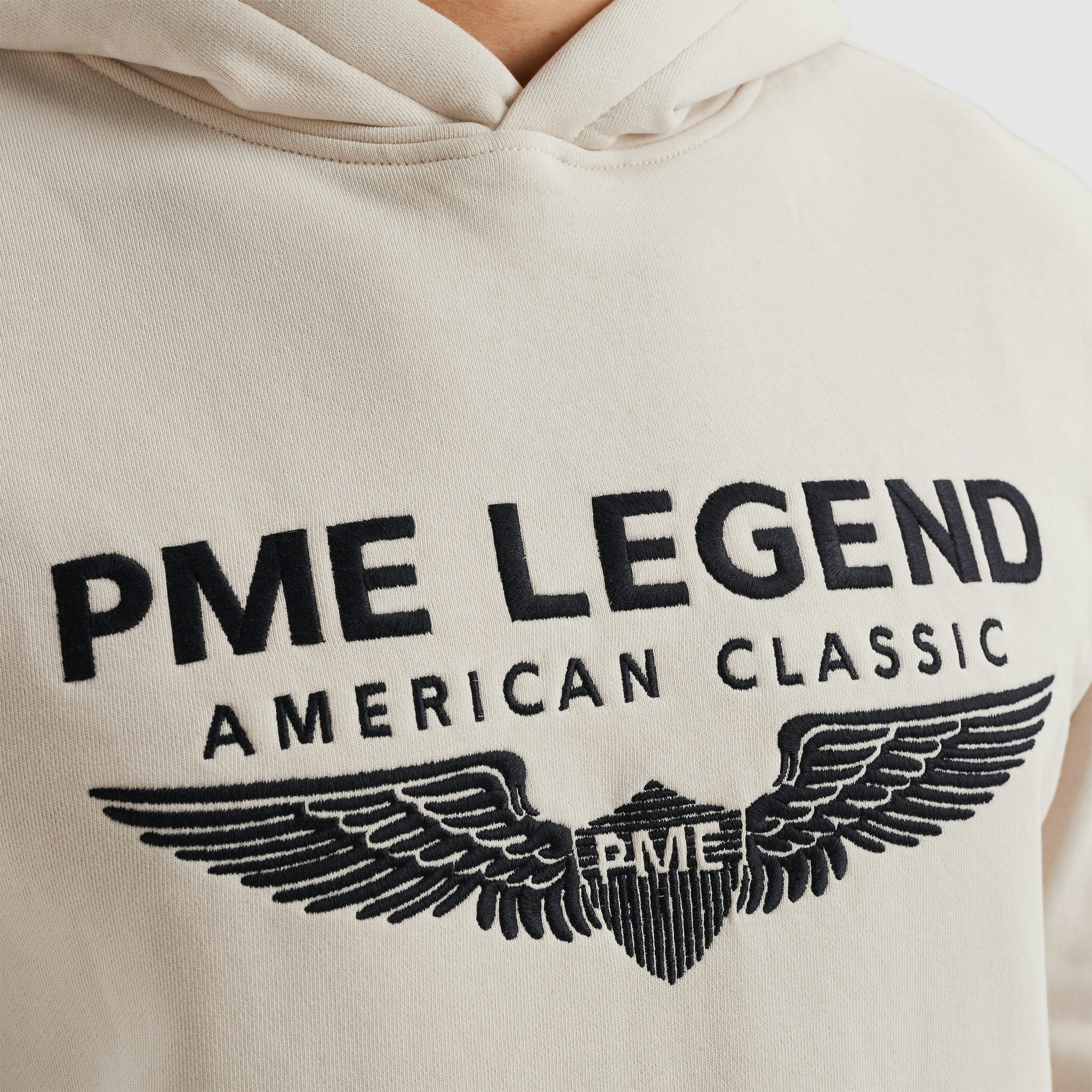 PME LEGEND Kapuzensweatshirt Hooded soft terry with logo mit Logostickerei – Bild 5 von 5