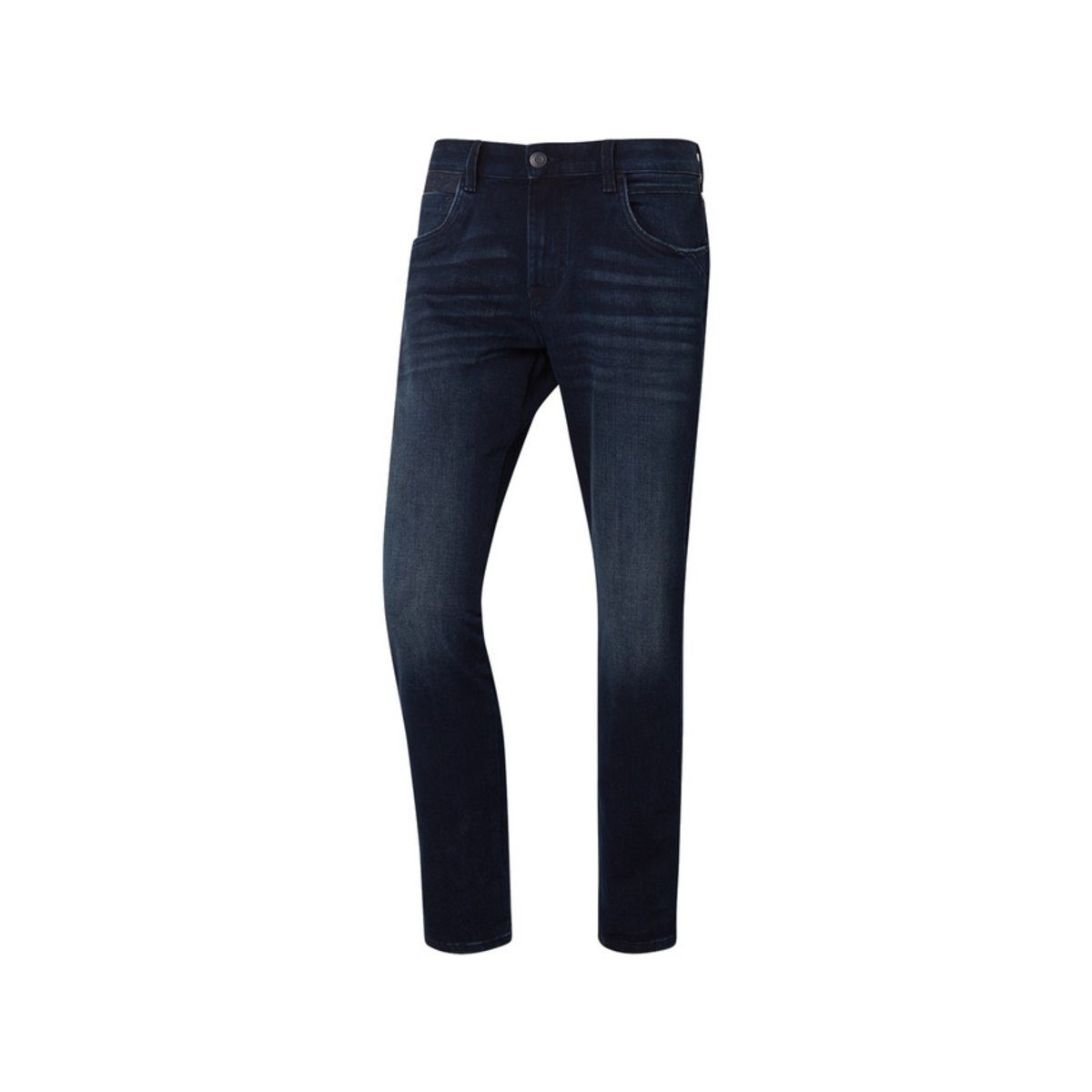 TOM TAILOR Straight-Jeans blau slim fit (1-tlg)