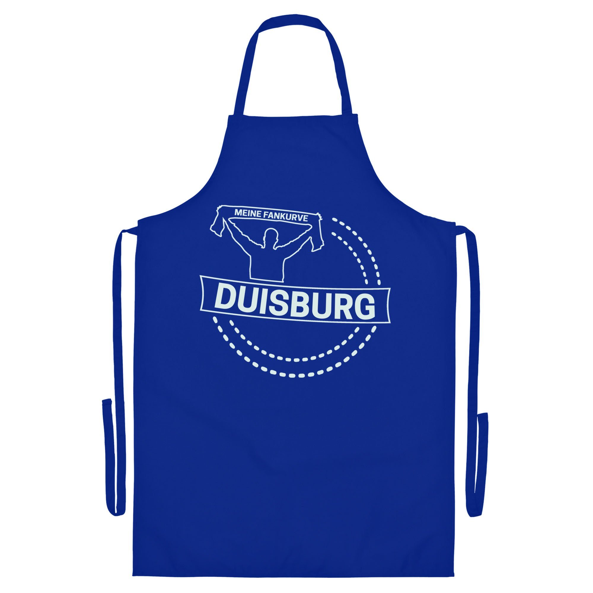 multifanshop Grillschürze Duisburg - Meine Fankurve - Schürze günstig online kaufen