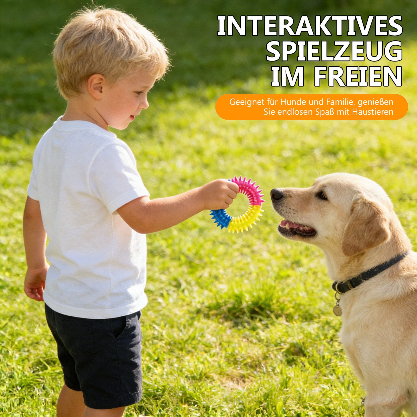 BlingBin Kauspielzeug 10er-Set Bunte Hundespielzeuge aus Baumwolle zum Kauen und Toben, (10er Set 10-tlg), Hundespielzeug für kleine Hunde – vielseitiges Welpenspielzeug