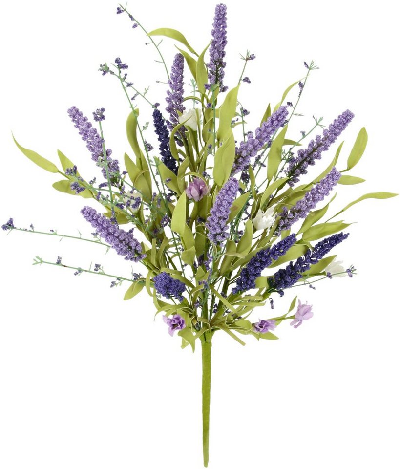 Kunstblume Lavendel Busch, I.GE.A., Höhe 48 cm, Künstliche Blumen  Lavendelbusch Künstlicher Lavendelstrauß