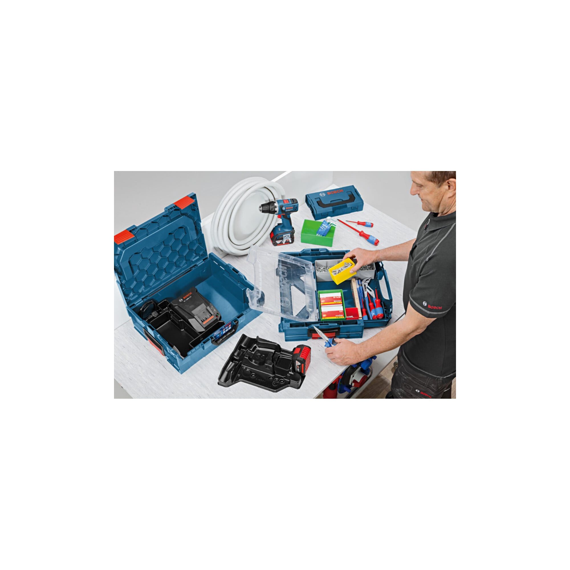 Bosch Professional Schaumstoffeinlage Bosch Einlagen für die Werkzeugaufbewahrung für GOP 12V-28/18V-28/-34/