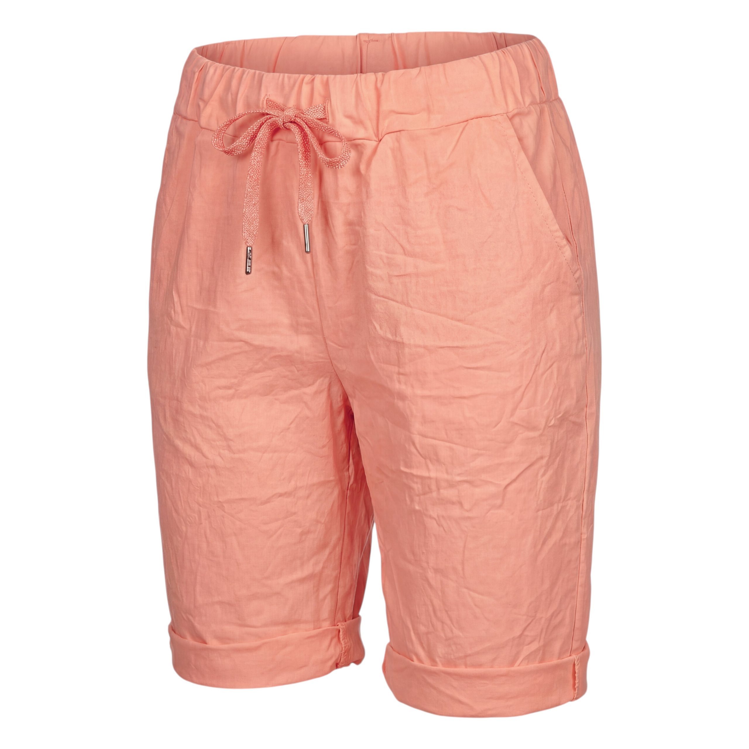 Chinoshorts Damenhose Kurze Damen Sommerhose Chino Shorts Schlupf Bermuda