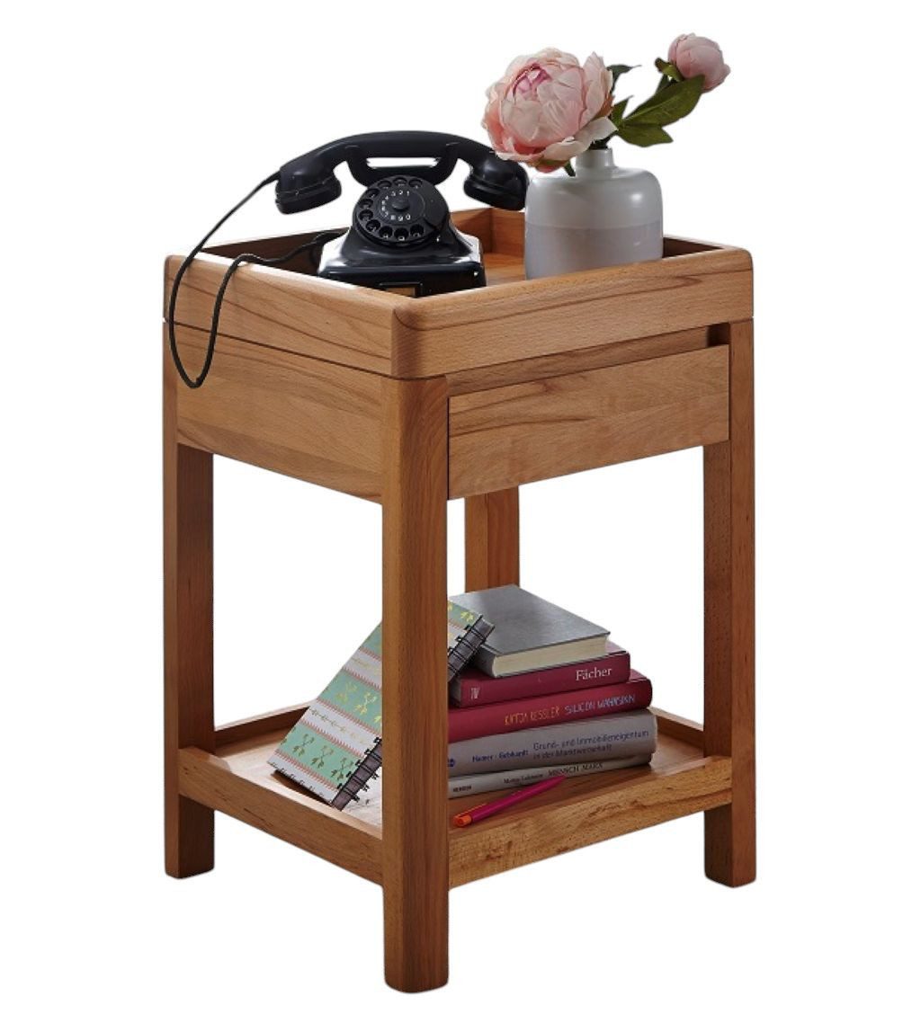 Main Möbel Telefontisch Telefontisch 40x60cm 'Bayreuth' Kernbuche massiv