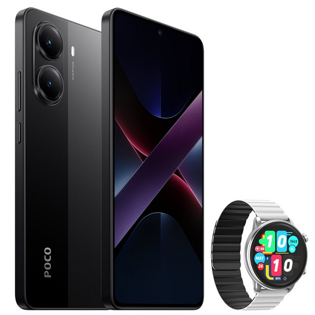 Xiaomi POCO X7 Pro 12+512GB Smartphone & Smartwatch Handy (6.67 Zoll, 50 MP günstig online kaufen