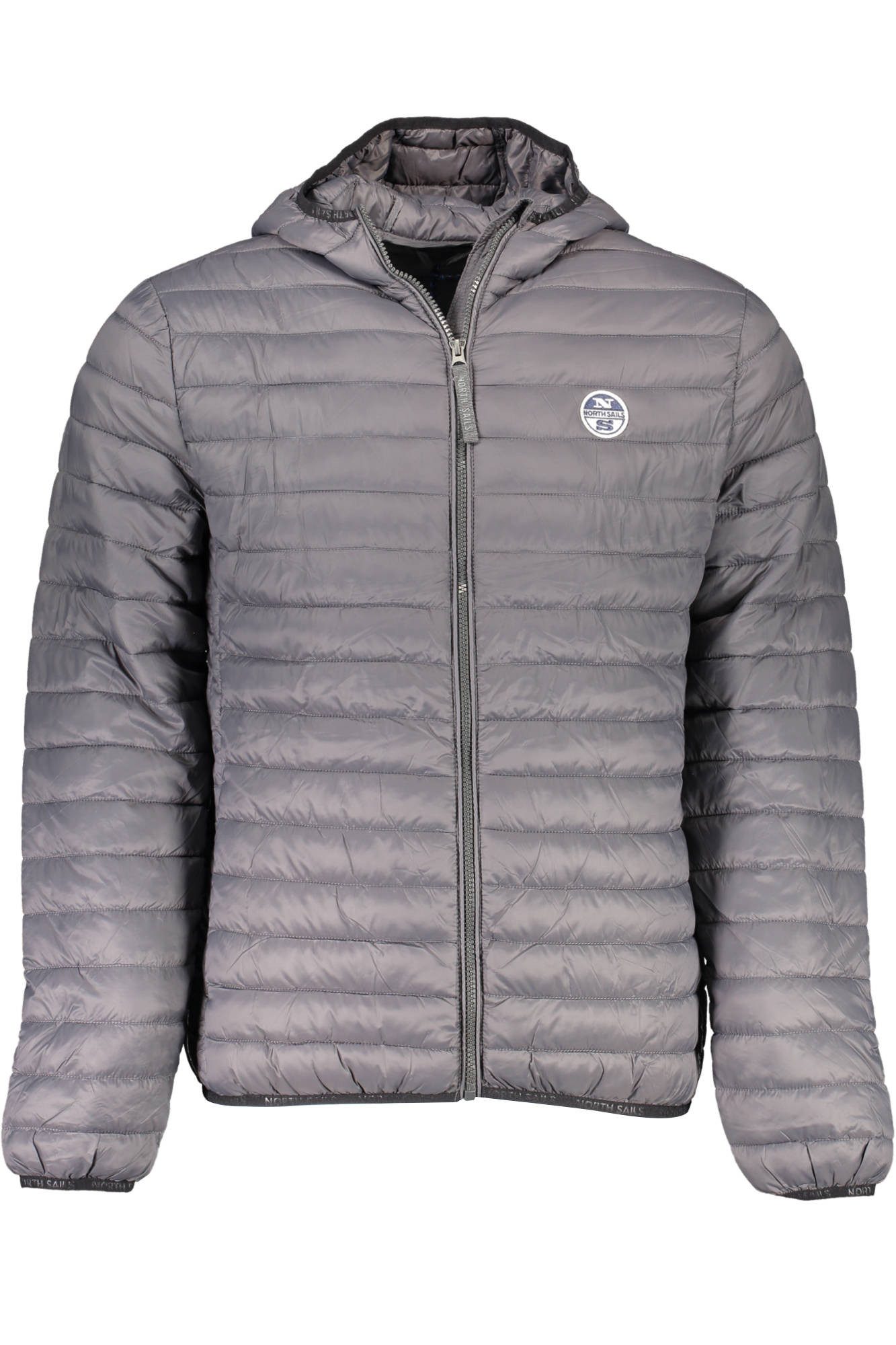 North Sails Outdoorjacke Leichte Herrenjacke Grau mit Kapuze und Reißverschluss