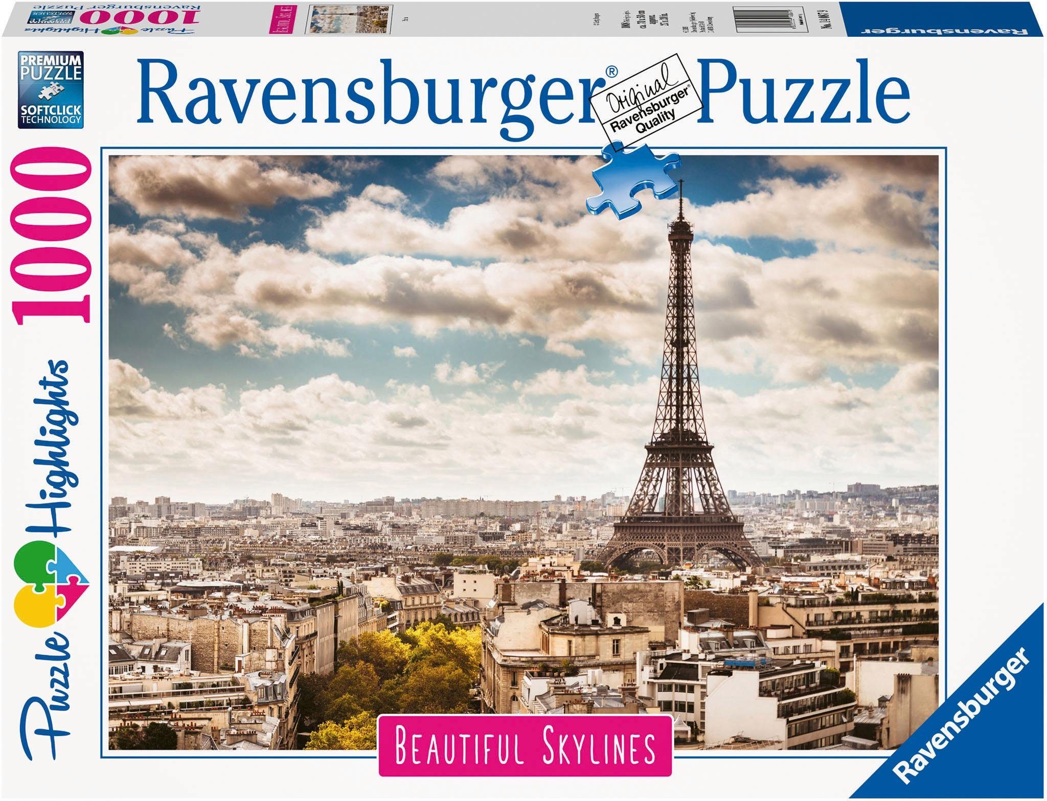 Beautiful Highlights Made Puzzle Paris, FSC® Skylines - - Wald 1000 Germany, Puzzleteile, weltweit Ravensburger - in schützt Puzzle