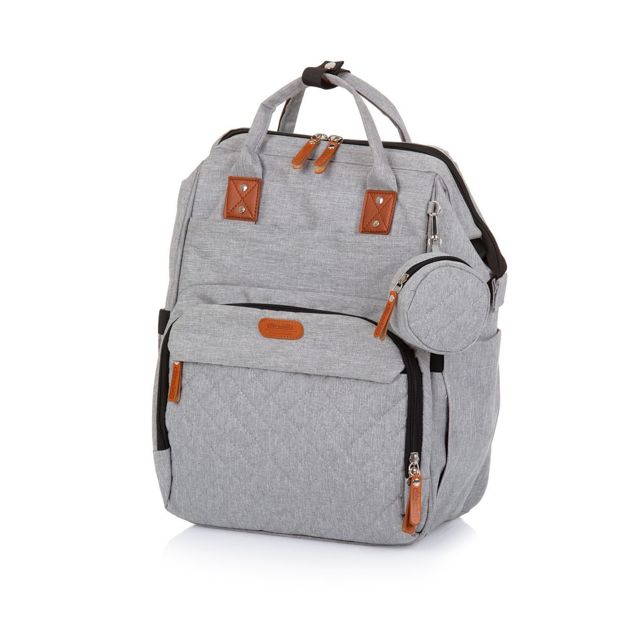 Chipolino Wickeltasche Wickeltasche, Kinderwagen (1-tlg), Rucksack Reißverschluss Schnullertasche