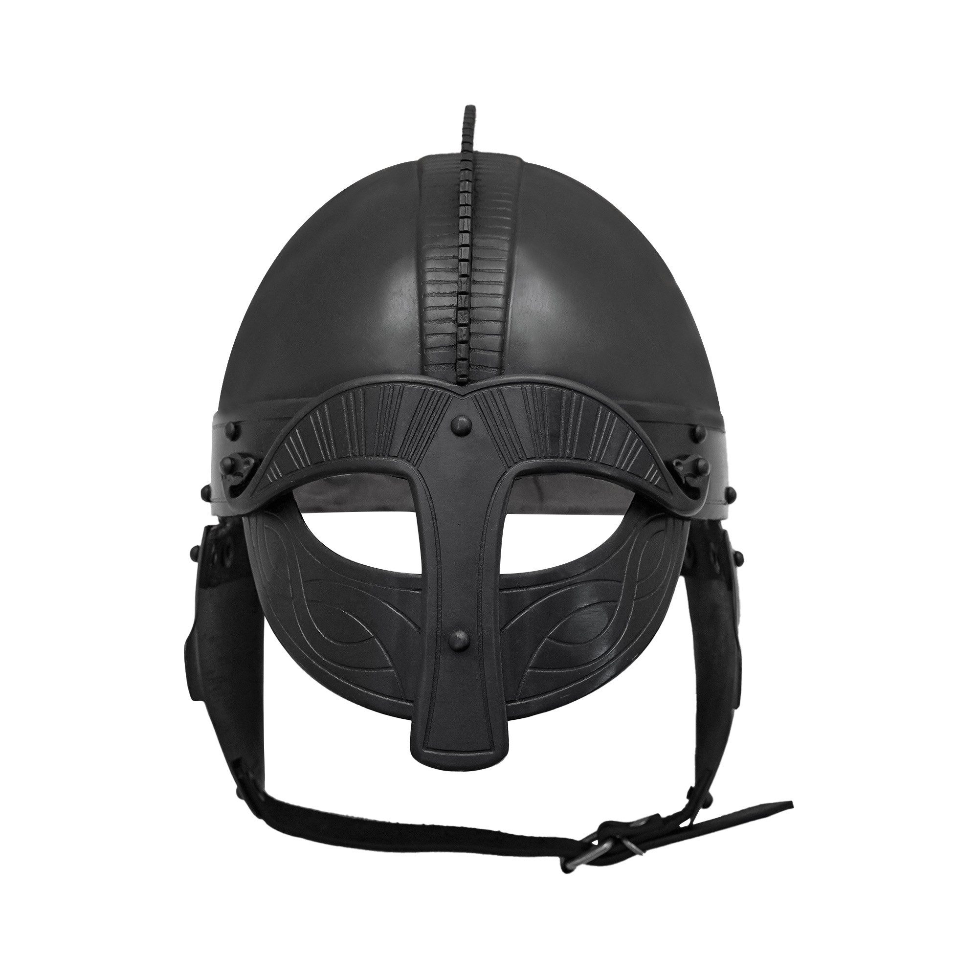 Wikinger-Kostüm Wikingerhelm Geschwärzt Gepolsterten Liner 16 Gauge (1,6 mm)