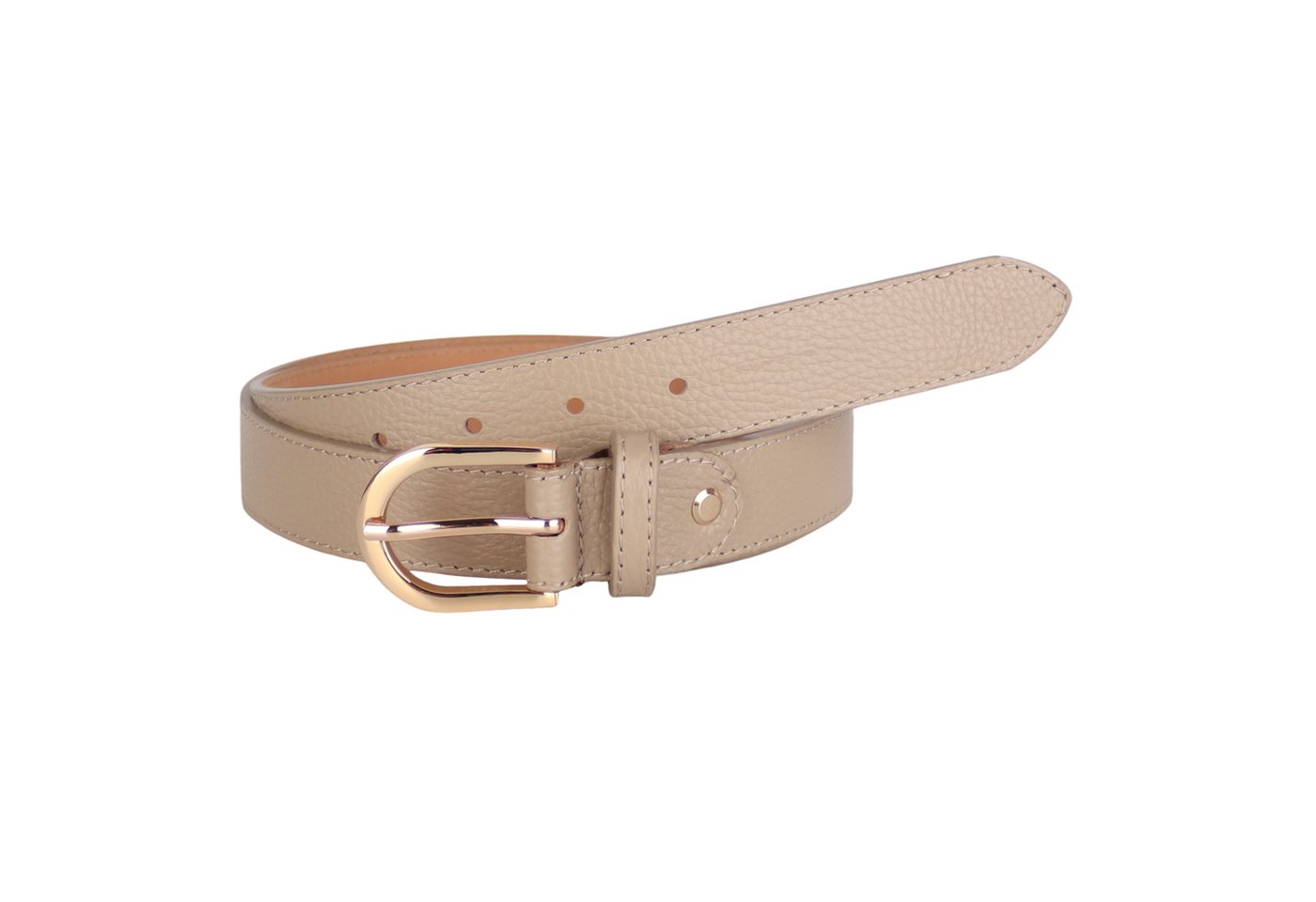 MIRROSI Ledergürtel Damen Herren Gürtel, Made in Italy, 3cm breit (Passt fast zu jeder Hosenschlaufe, aus Echtem Leder)