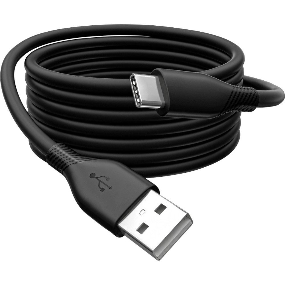 Digitus Digitus USB-Kabel USB 2.0 USB-A Stecker, USB-C® Stecker 2.00 m Schwar USB-Kabel, (200.00 cm) von Digitus