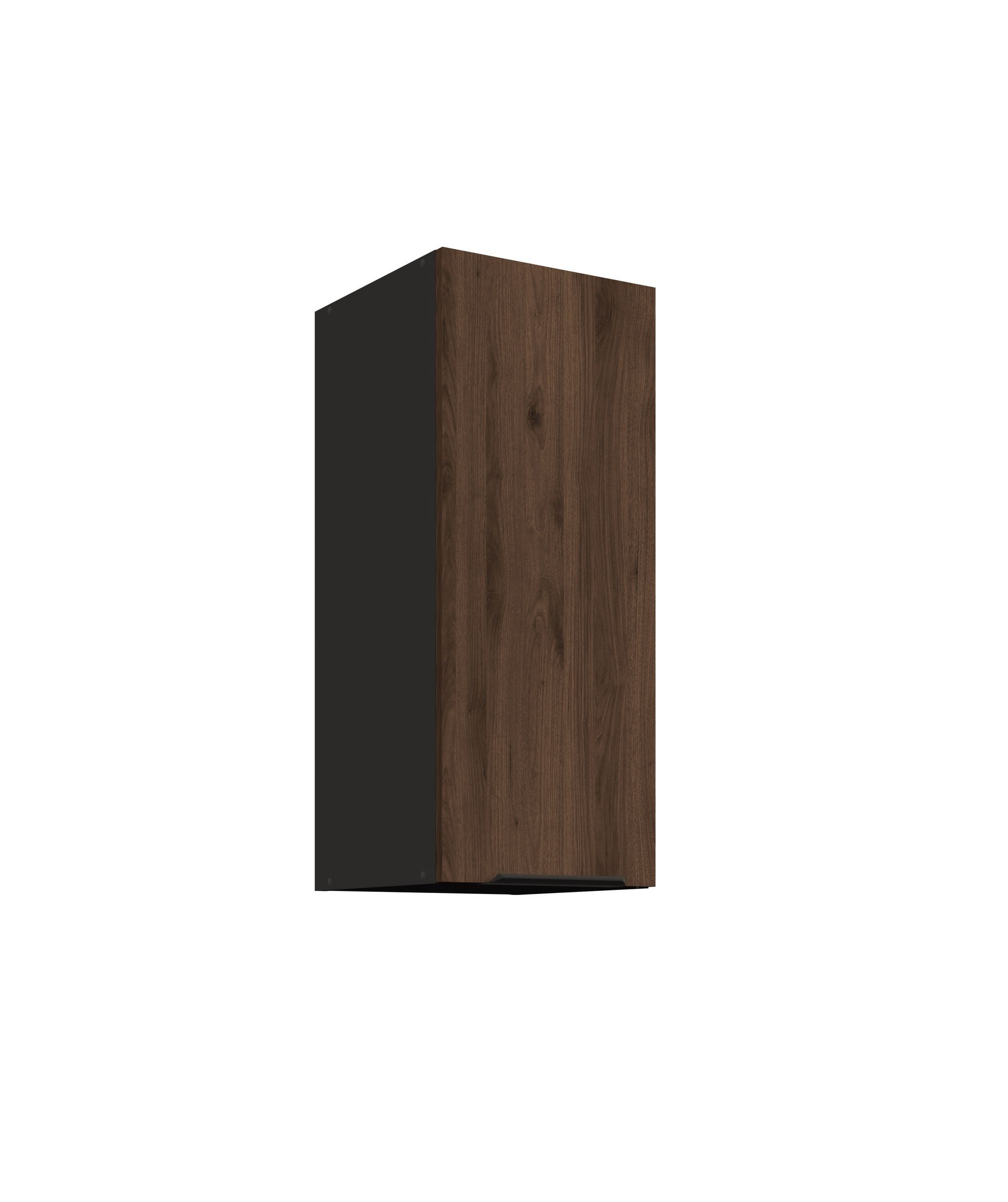 Küchen-Preisbombe Hängeschrank 30 cm Küche MONZA Okapi Nußbaum Küchenzeile Küchenblock Einbauküche