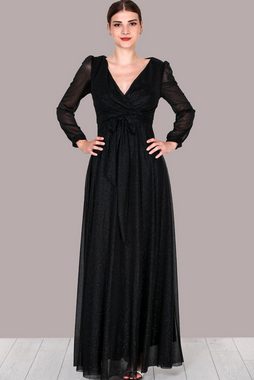 Modabout Abendkleid Damen Langes Abendkleid Maxikleid - NELB0588D5162SYH (1-tlg)