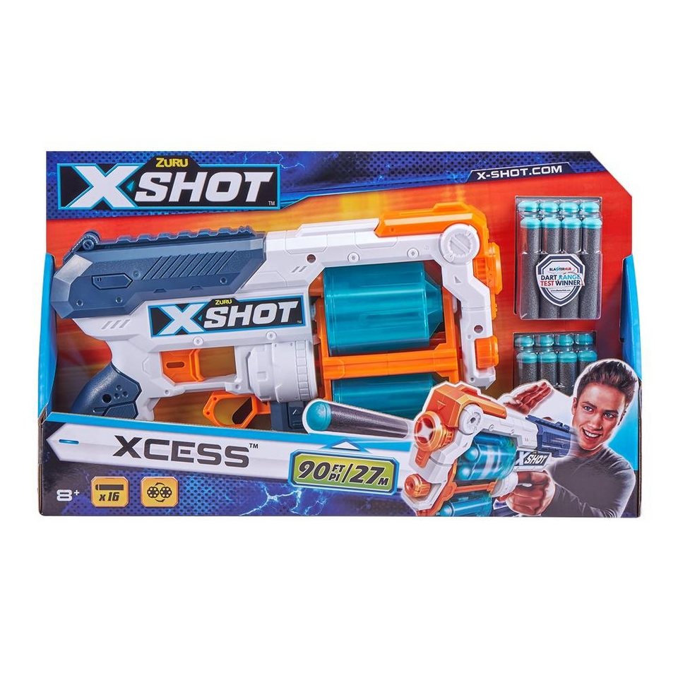 Simba X-Power Speed Blaster Pistole Dart Gun Schaumstoffpfeile Kinder Spielzeug