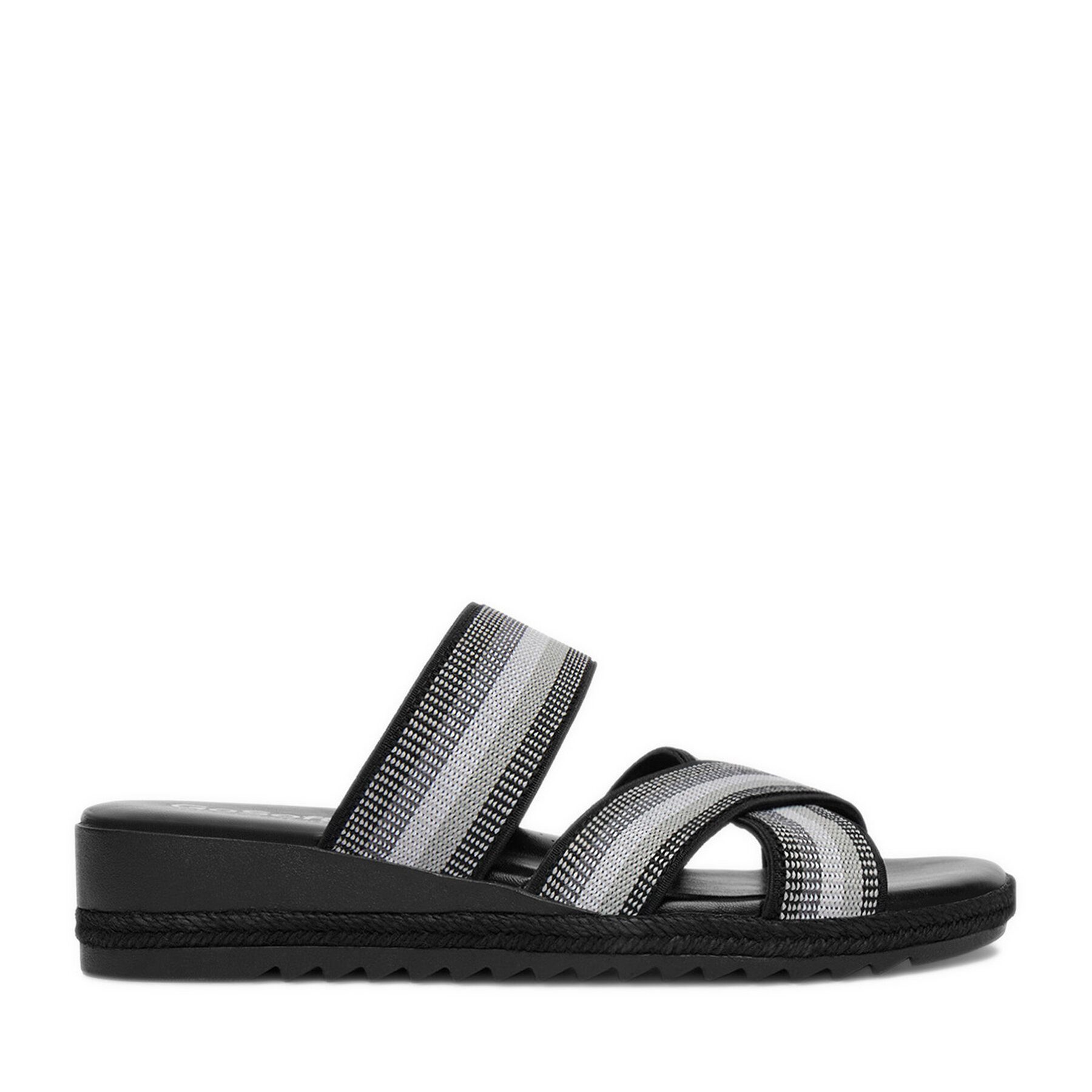 Go Soft Go Soft Damen-Flip-Flops, Schwarz Badepantolette