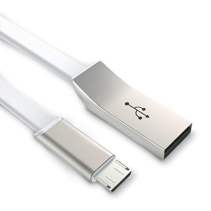 Elegear Micro USB 2m [2-Stück] USB-Kabel Nylon Schnellladung