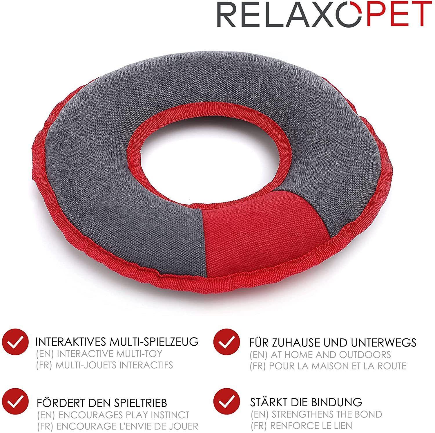 Thumbnail - RelaxoPet Tier-Intelligenzspielzeug PLAY, Multi-Ring, Canvas