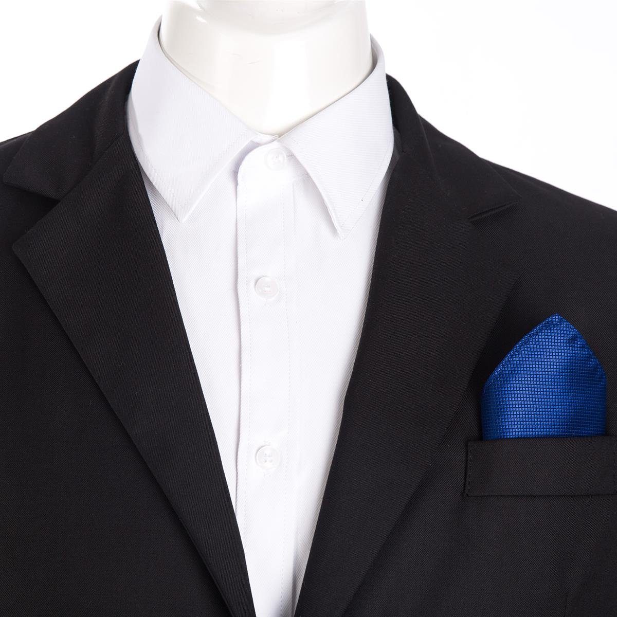 DonDon Einstecktuch DonDon Herren Einstecktuch, (Packung, 1-St), zum Falten, Seidenlook