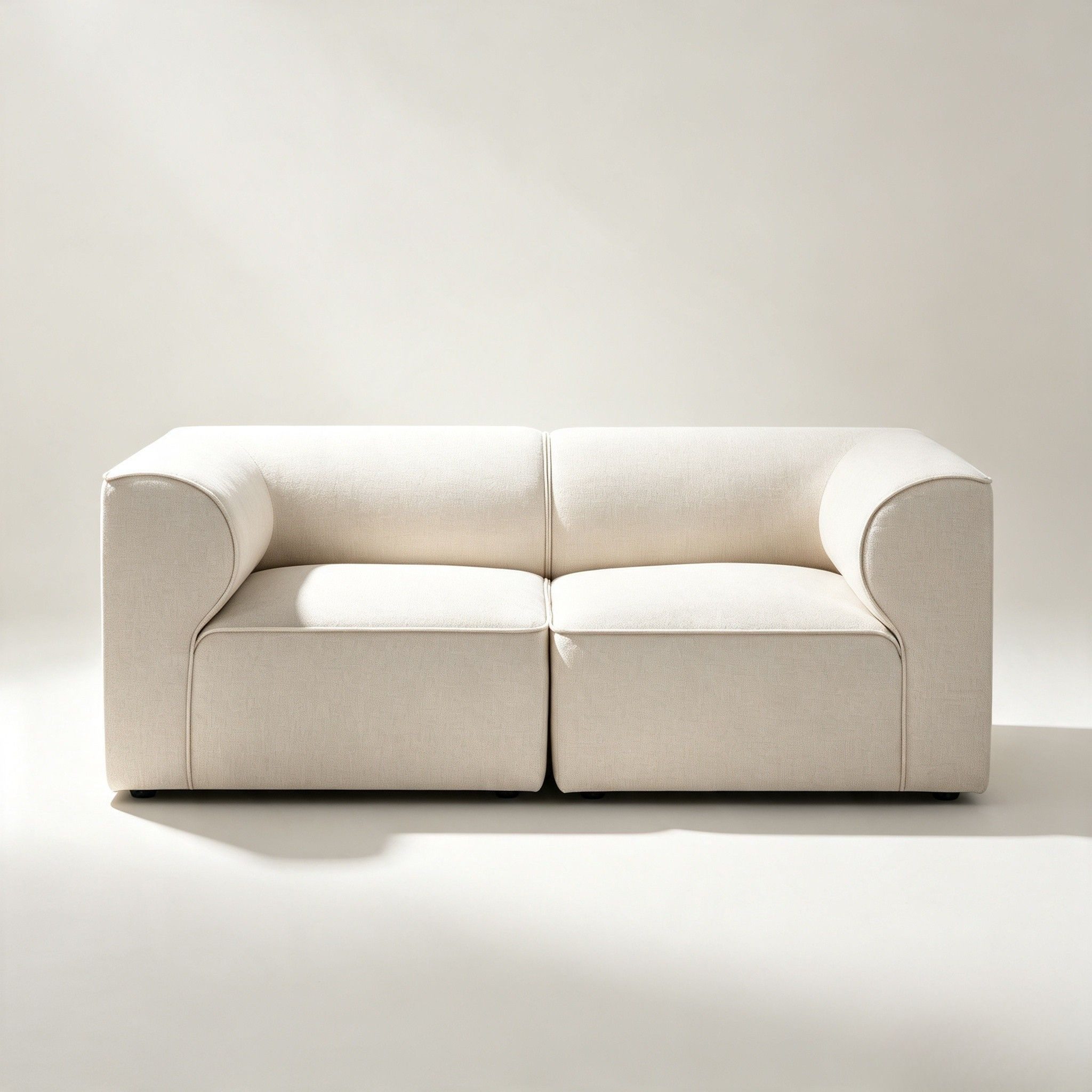 WILLIAMSPACE 2,5-Sitzer Tatyana Modulsofa 2-Sitzer – Massivholz, Kaltschaum, Frei kombinierbar