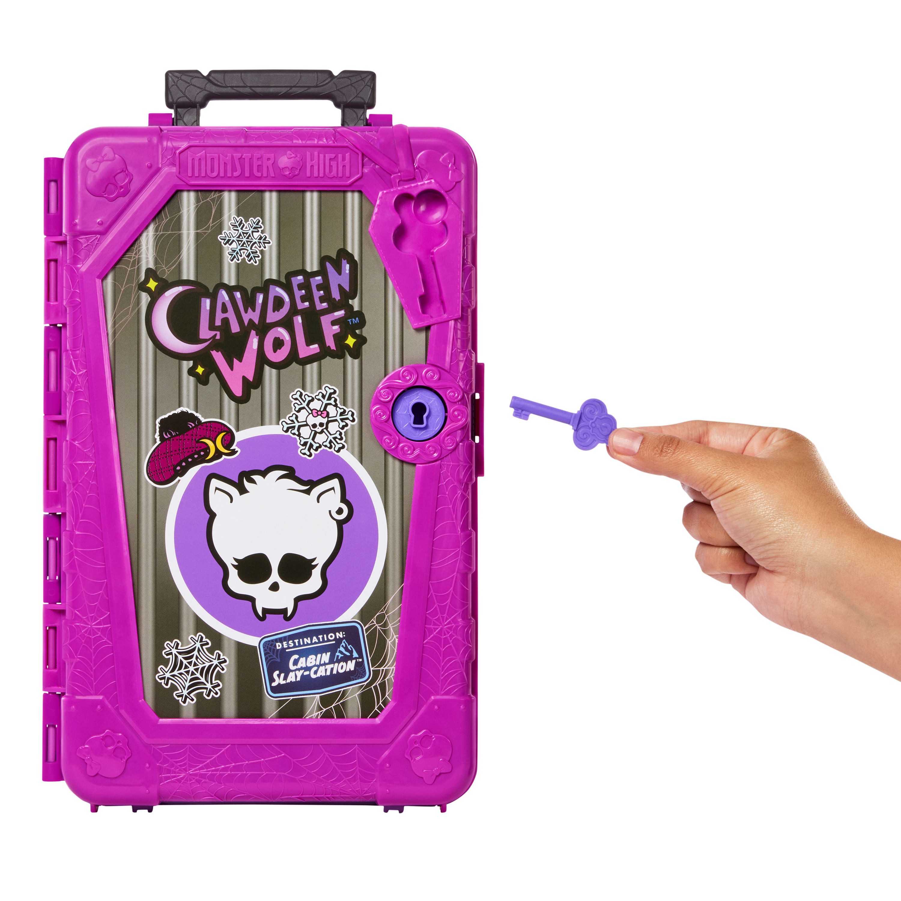 MonsterHigh™ Anziehpuppe Monster High Skulltimate Secrets Hütten-Gruselurlaub, Clawdeen Wolf