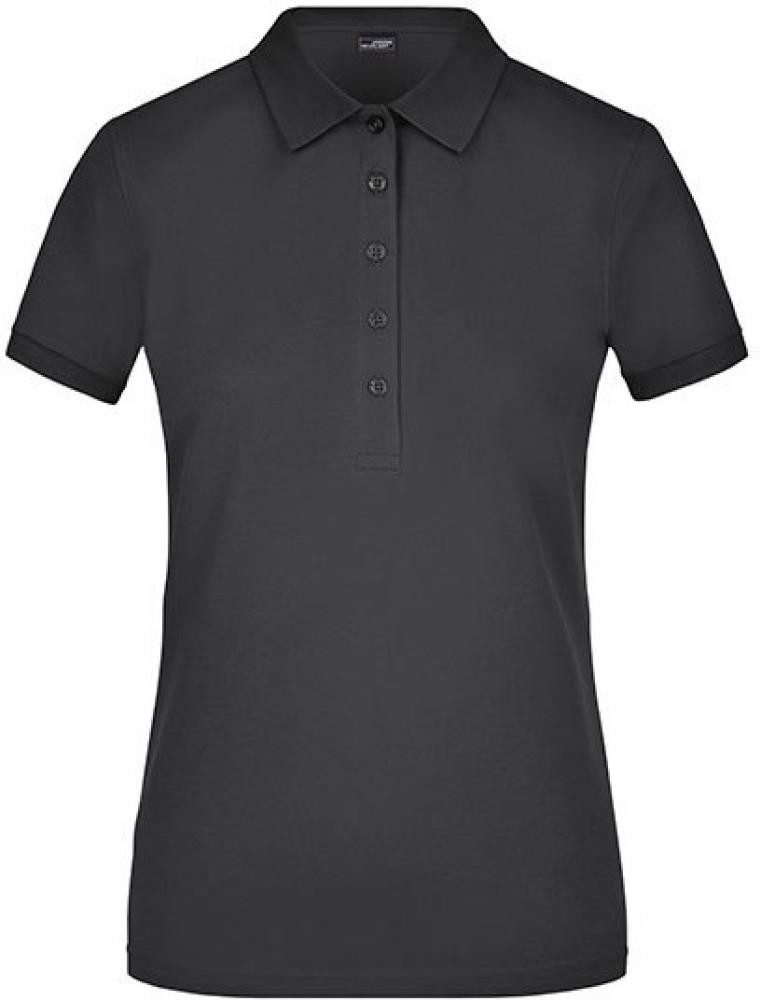James & Nicholson Poloshirt Damen Elastic Polo Piqué / Taillierter Schnitt