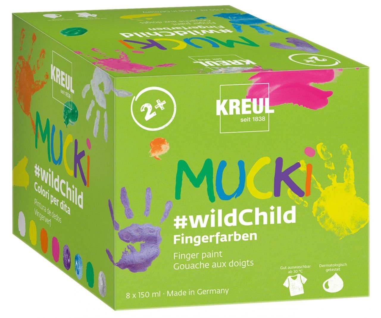 Kreul Bastelfarbe Kreul MUCKI Fingerfarben Set