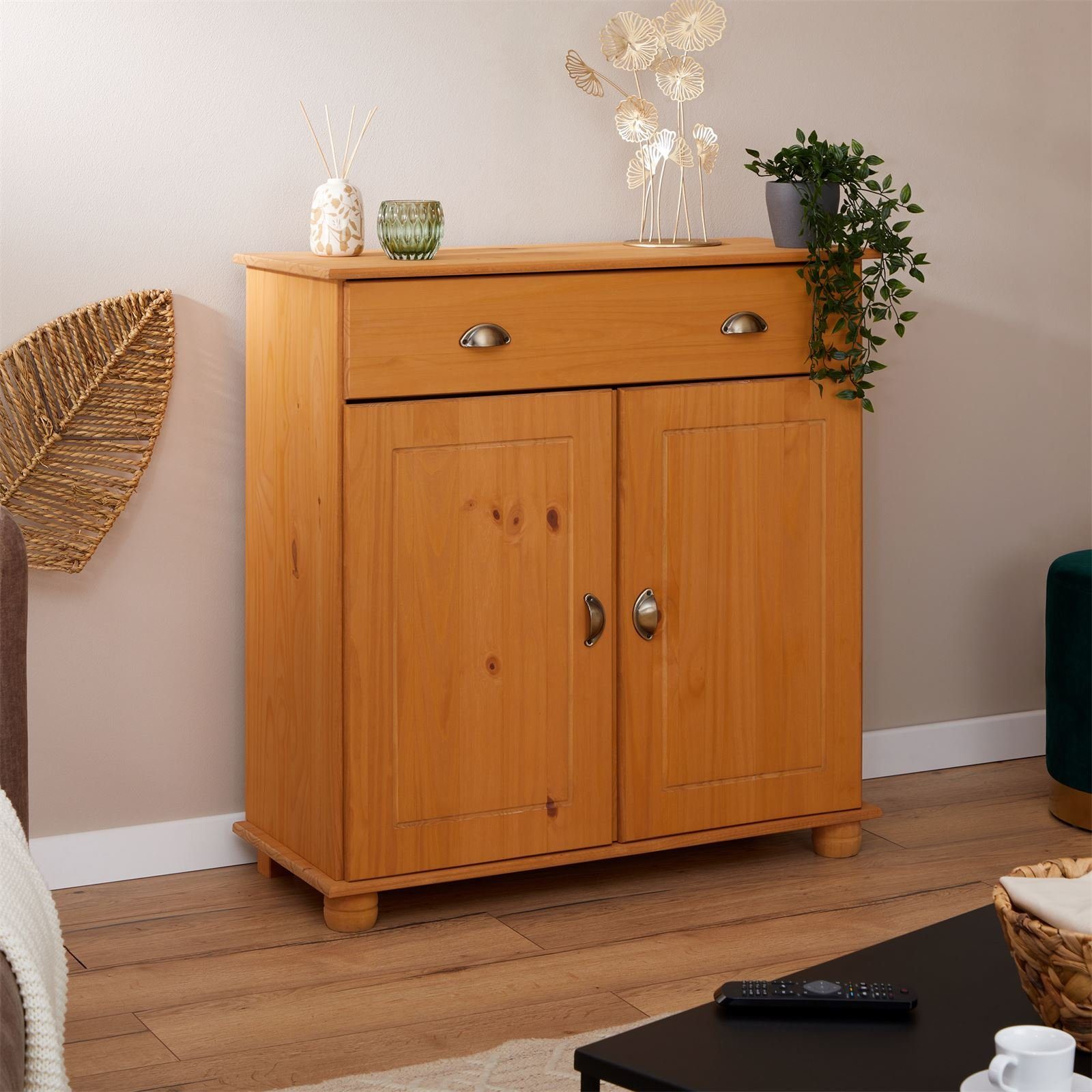 IDIMEX Highboard COLMAR, Kommode Vertiko Highboard Anrichte Holz Kiefer mas günstig online kaufen