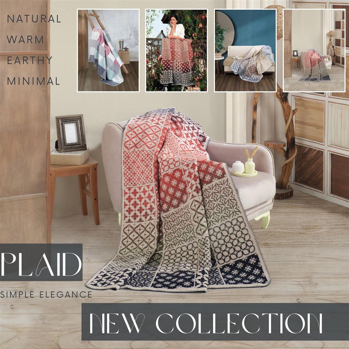 Plaid Plaid Kuscheldecke Decke - 150x200 günstig online kaufen