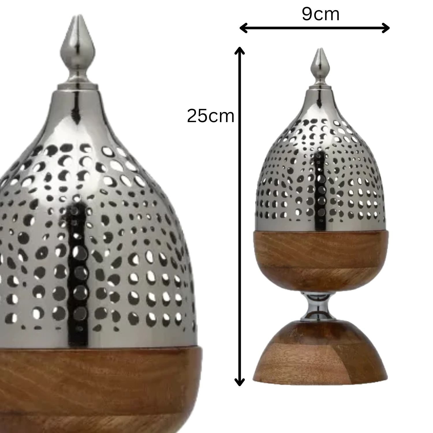 Marrakesch Orient & Mediterran Interior Räucherstäbchen-Halter Gothic Deko Raeuchergefaess Raeucherschale Tischdeko Mouka, (1 St), Handarbeit