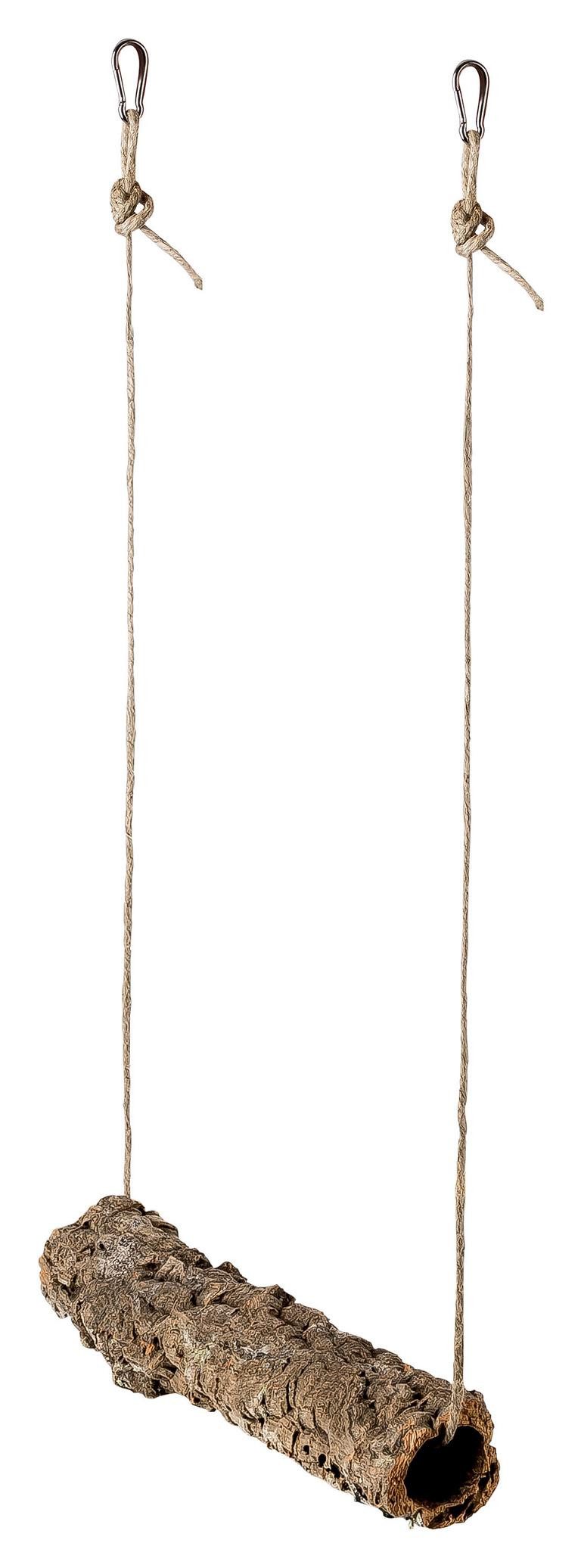 Kork-Deko.de Vogelspielplatz Vogelspielplatz Korkröhre als Schaukel zum Sit günstig online kaufen