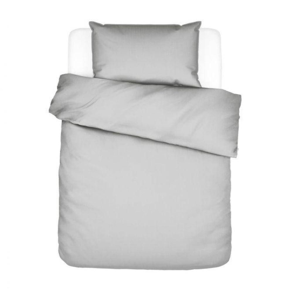 Essenza Bettwäsche Guy Silver 135 x 200 cm + 80 x 80 cm, Renforcé, 2 teilig