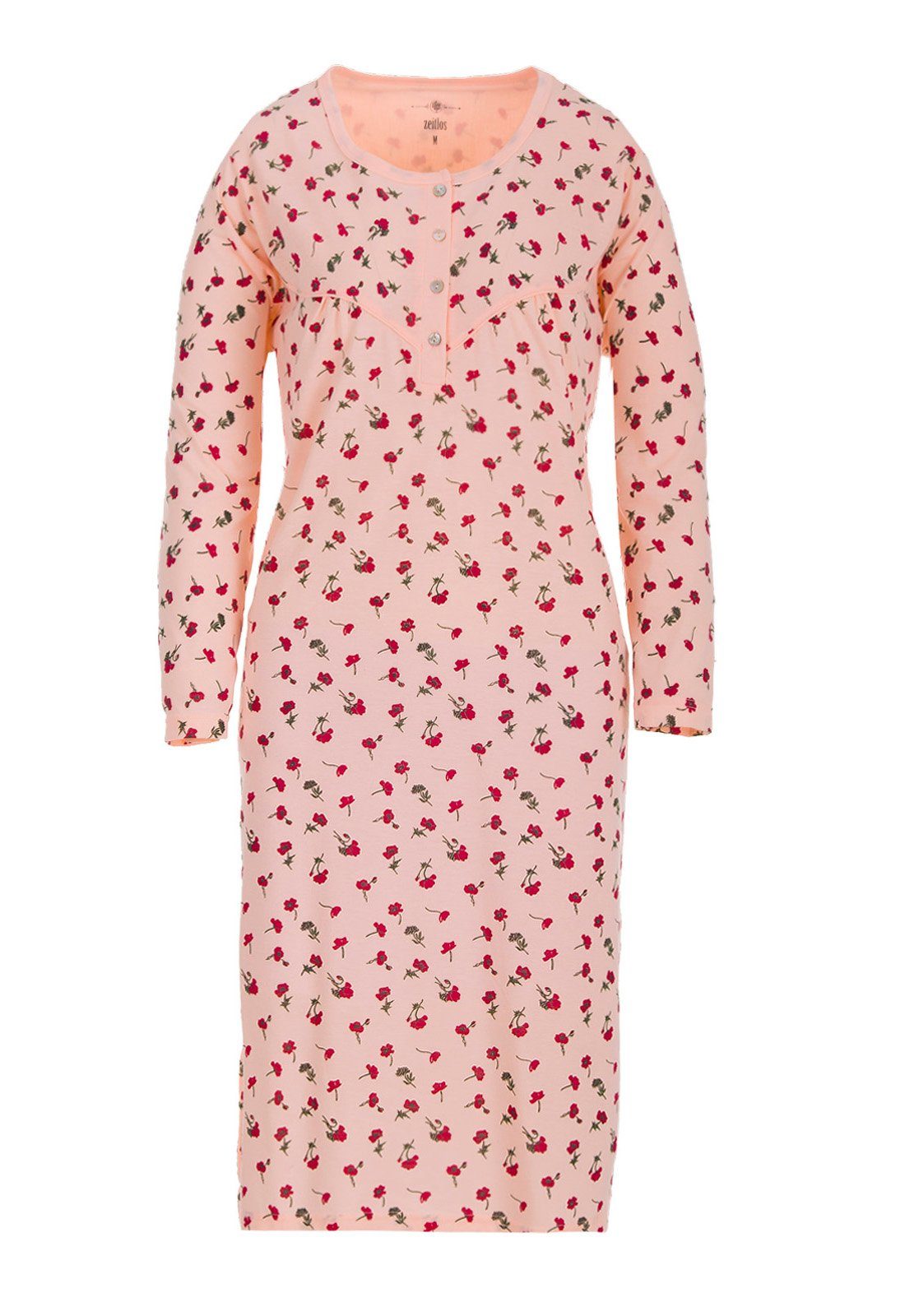 zeitlos Nachthemd Nachthemd Langarm - Blumendruck M-6XL günstig online kaufen