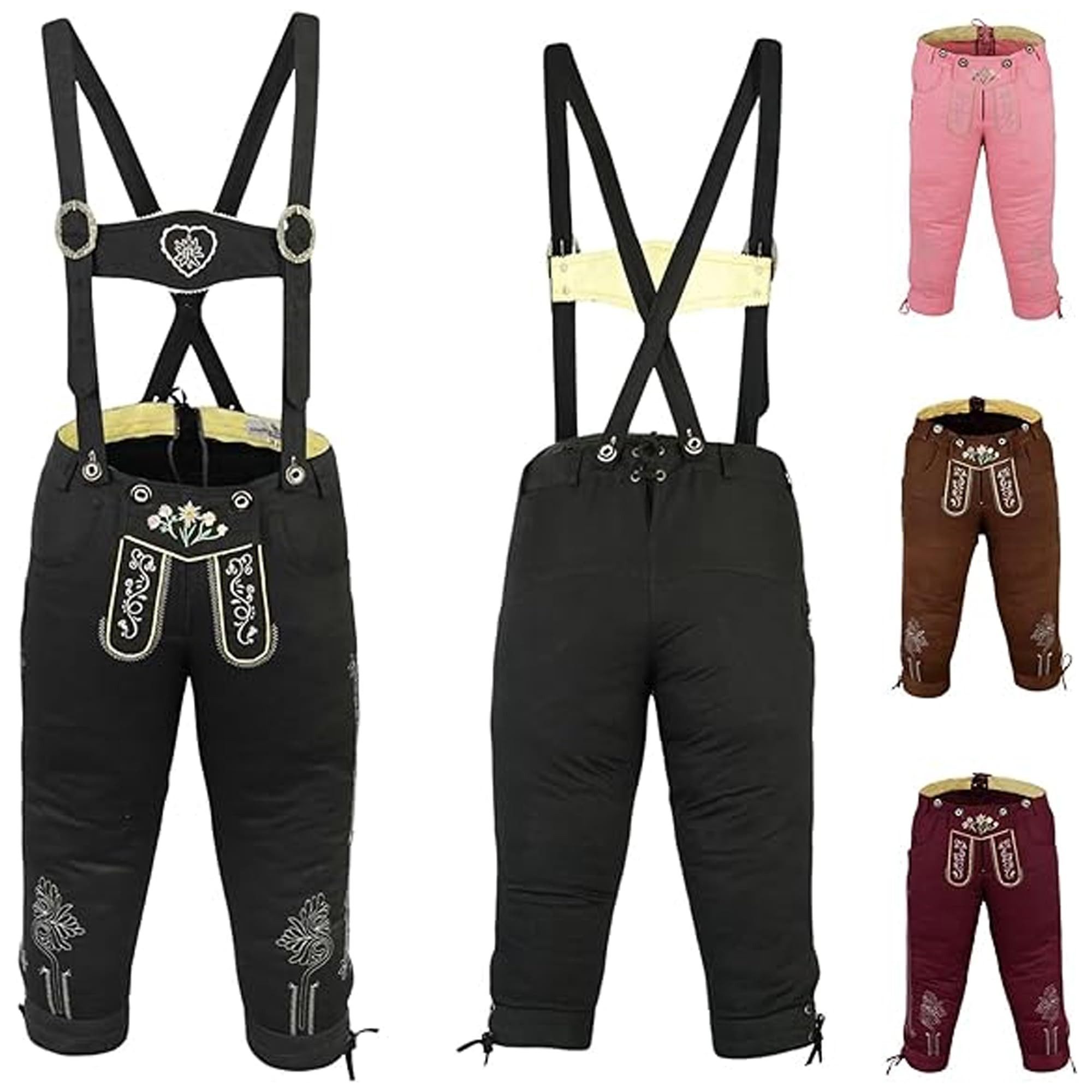 German Wear Trachtenhose GW121 Damen Trachten Jeans Hose mit Hosenträgern günstig online kaufen