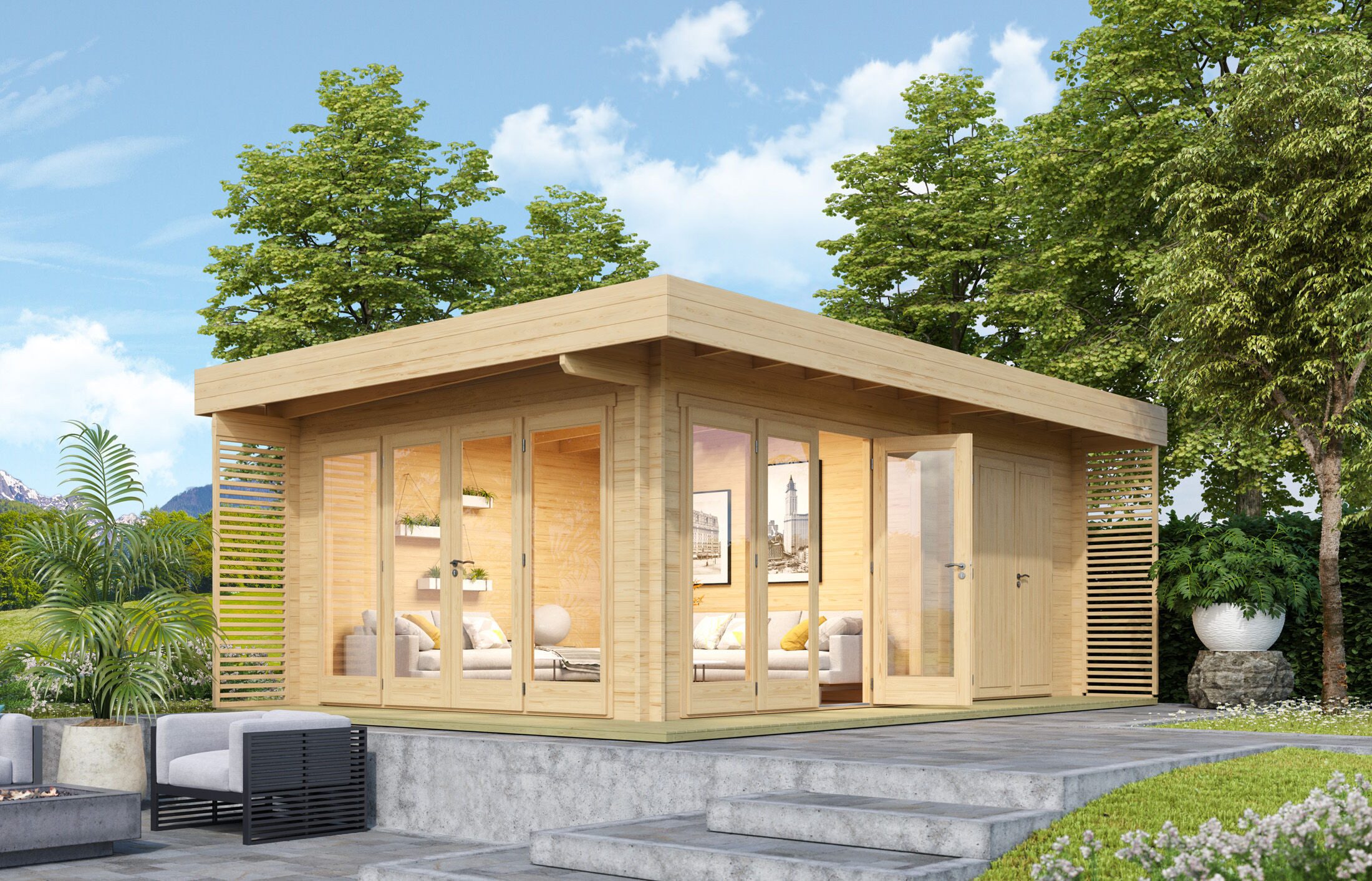 Fjordholz Gartenhaus Konrad 70