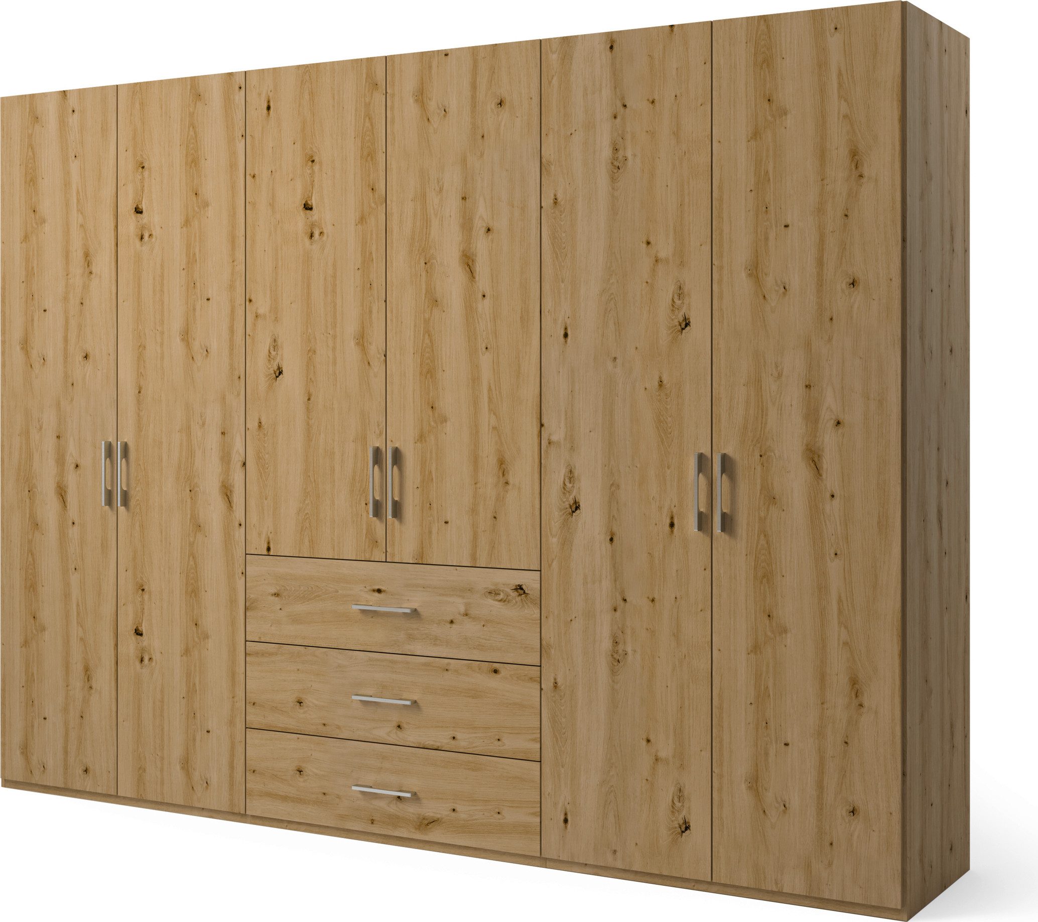 set one by Musterring Drehtürenschrank Henderson mit 3 Schubladen, inkl. Fachböden und Kleiderstangen