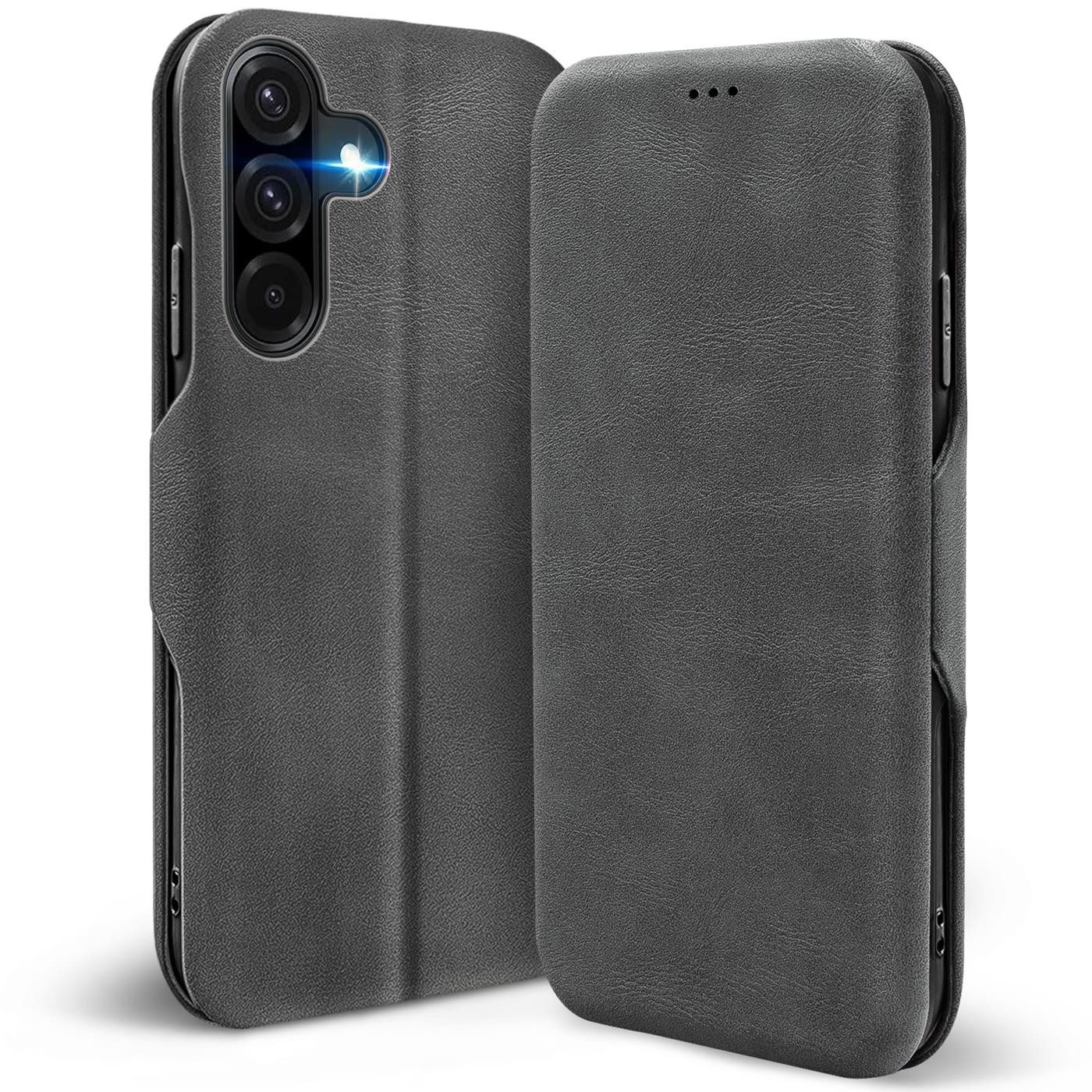 CoolGadget Handyhülle Business Premium Hülle Für Samsung Galaxy A17 5G 6,7 Zoll, Handy Tasche mit Kartenfach für Samsung A17 5G Schutzhülle
