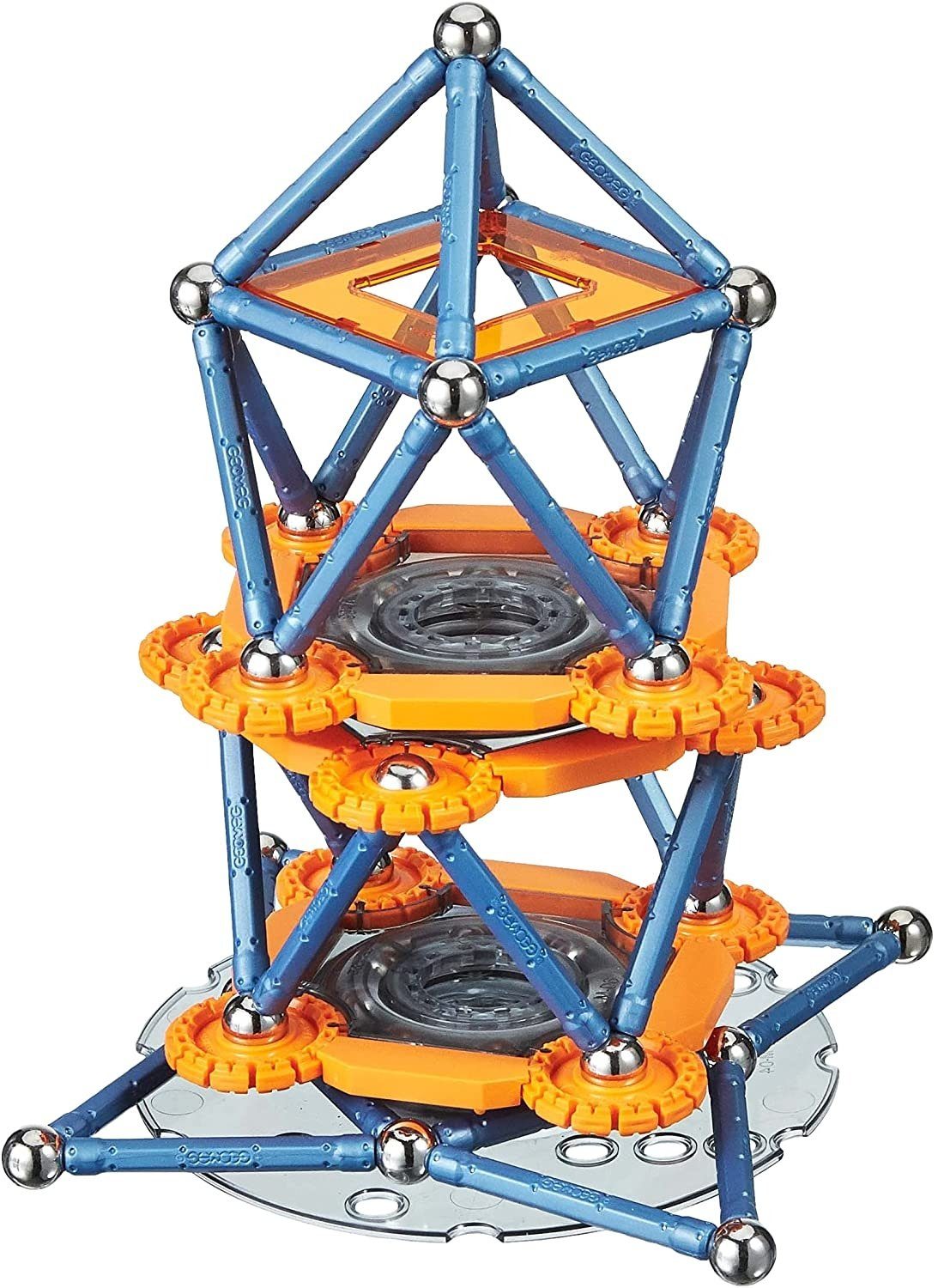 Geomag™ Geomag MECHANICS Magnetic Motion 146-teilig Lern & Konstruktionsspiel Magnetspielbausteine, (Packung, 146 St)