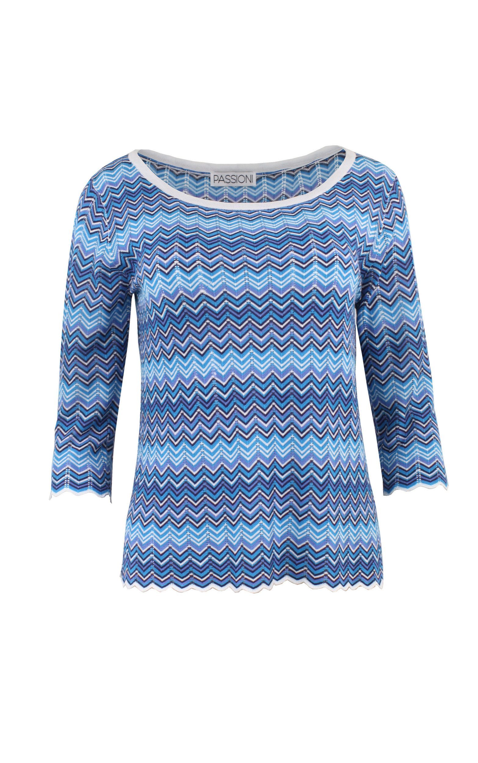 Passioni Sweater Oberteil mit 3/4-Ärmeln und günstig online kaufen