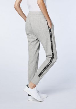 JETTE SPORT Sweathose mit Label-Akzenten