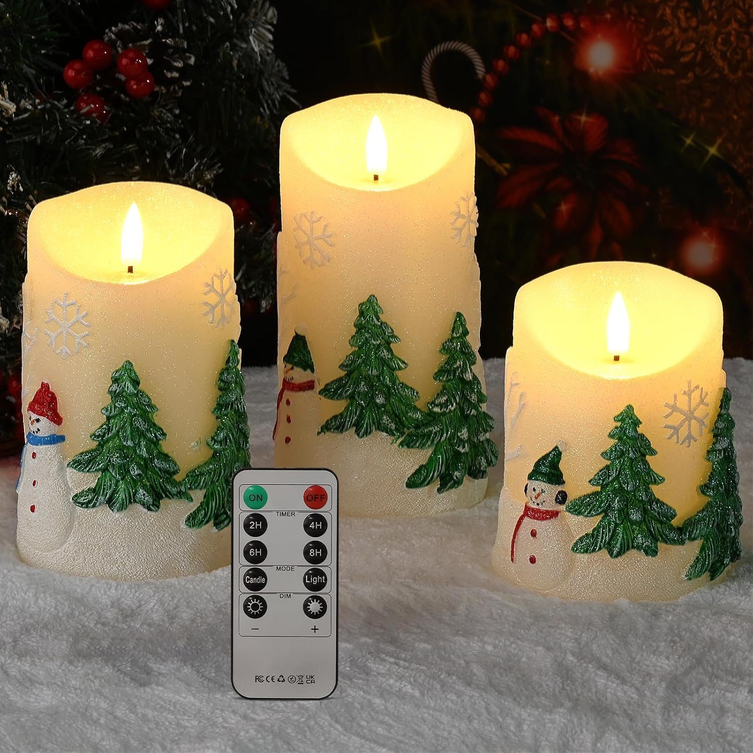 EXTSUD LED-Kerze 3 Stück LED Kerzen, günstig online kaufen